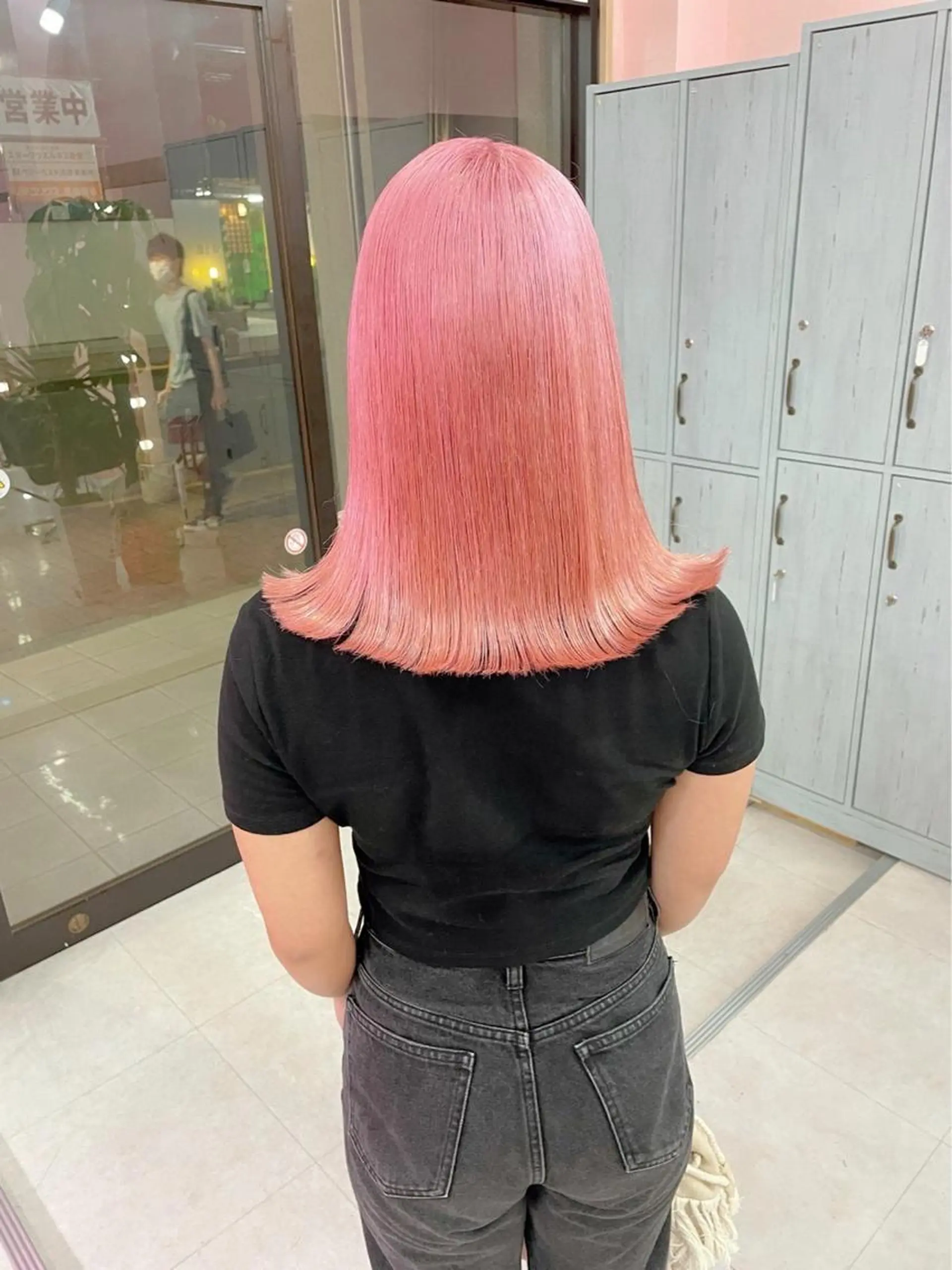 ミディアム カラー ヘアアレンジ カット ヘアカラー 💕誰より可愛い💕 ピンク🎀YUUKAのヘアスタイル