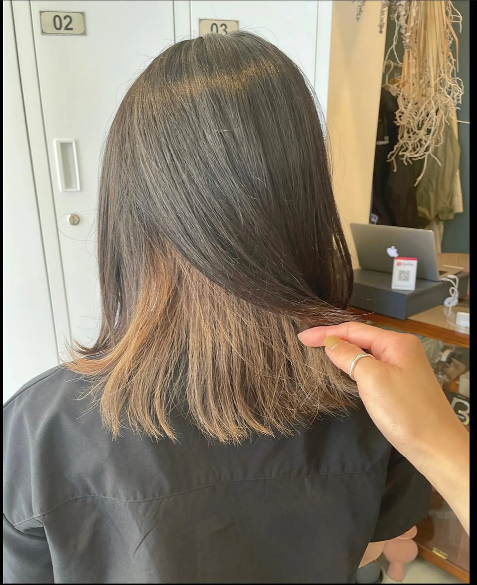 ミディアム カラー ベージュカラー ホワイトベージュ ヘアカラー 中目黒🌼 🌼ハナのヘアスタイル