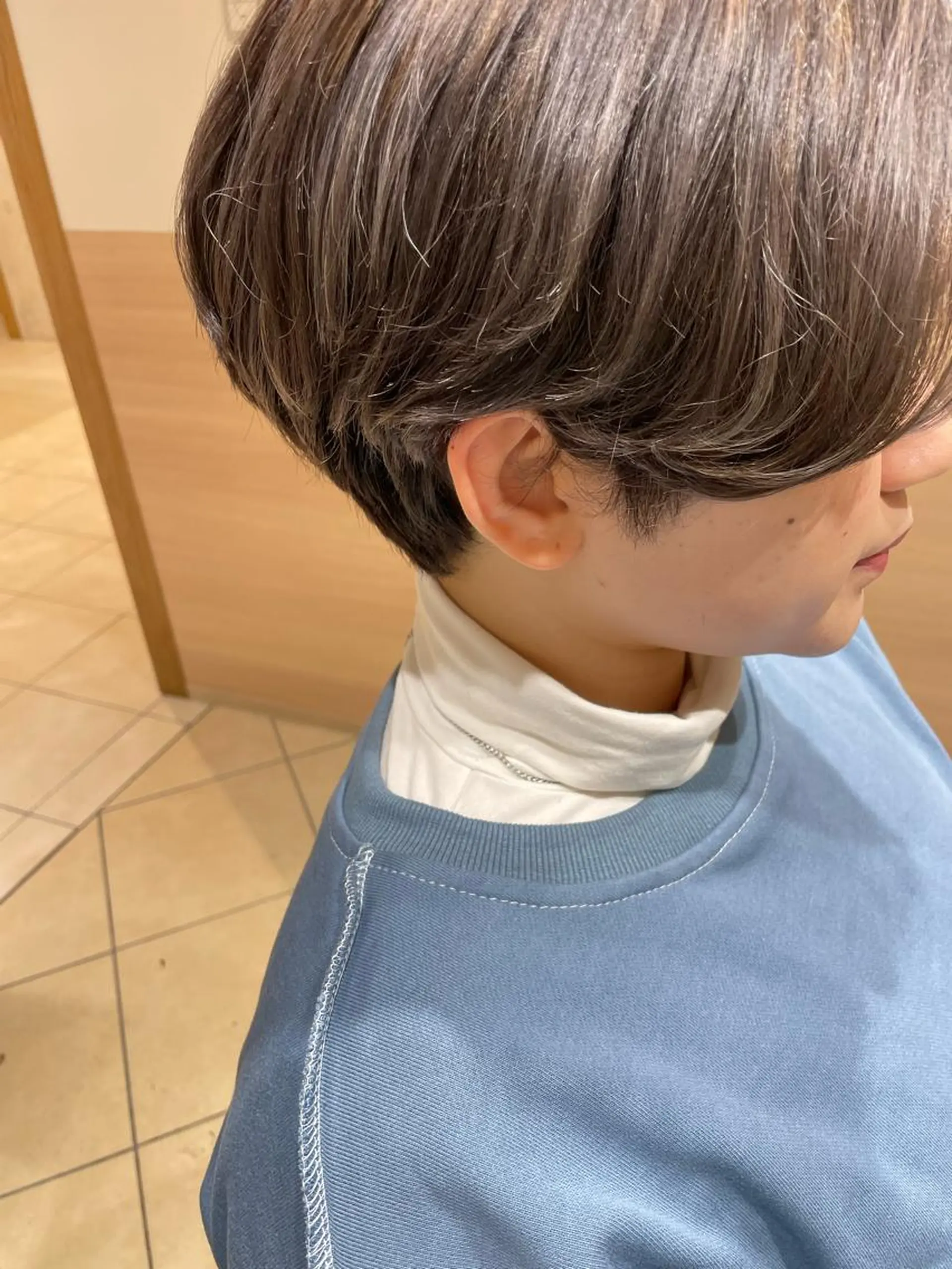 ショート カラー ハンサムショート ブラウンカラー ケアカラー ハイライトカラー ピンクカラー ヘアカラー GO TODAY SHAiRE SALON所属・天野 瑠真のヘアスタイル