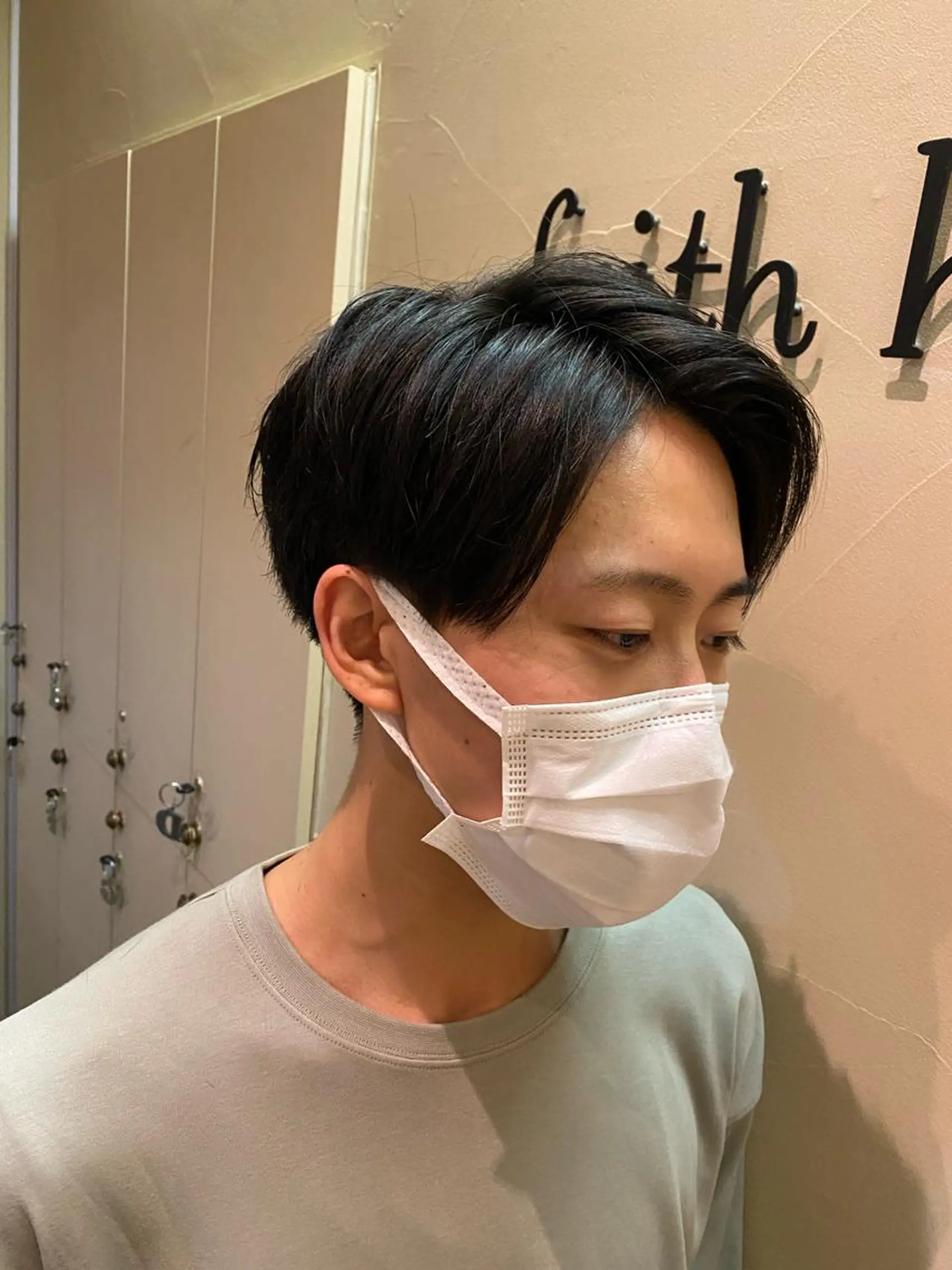 メンズ マッシュ フェイスヘアークリエイション所属・大形 誉のヘアスタイル