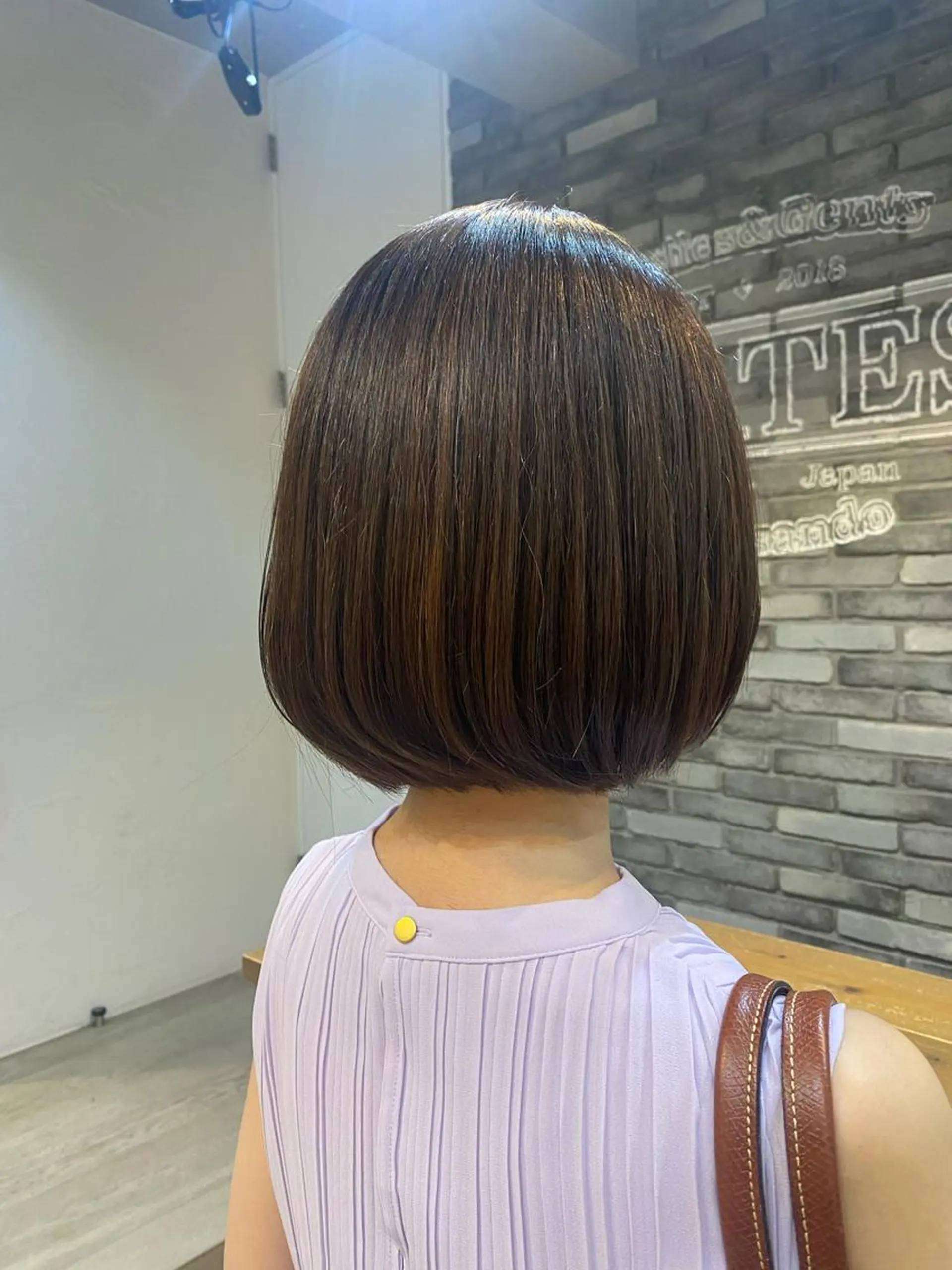 ショート カラー ボブ カット ヘアカラー トリートメント 韓国ヘア☁️ mitsukiのヘアスタイル