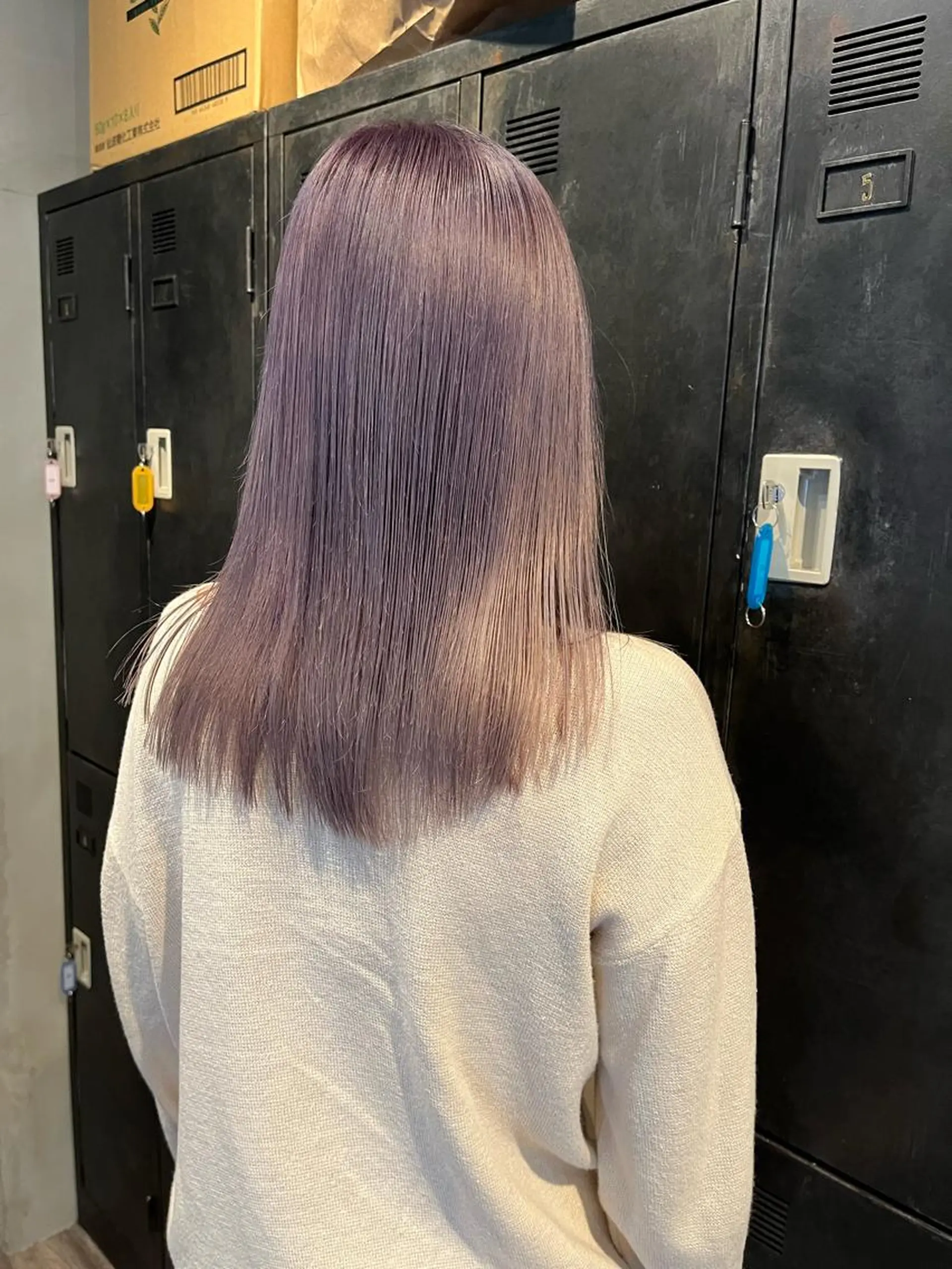 ロング ヘアカラー トリートメント sail所属・sail ミウのヘアスタイル