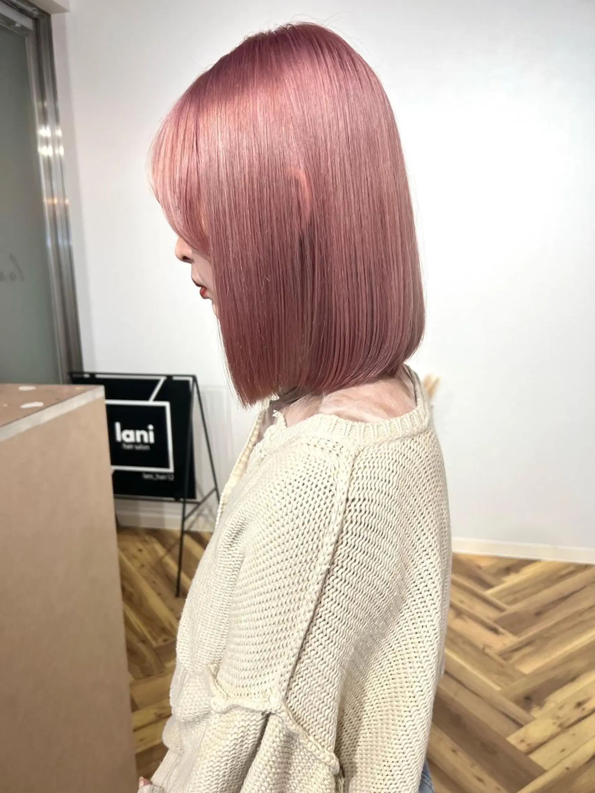 ミディアム カラー バレイヤージュ ブリーチ ケアブリーチ ハイライトカラー インナーカラー ヘアカラー トリートメント lani 天神大名/ブリーチのヘアスタイル