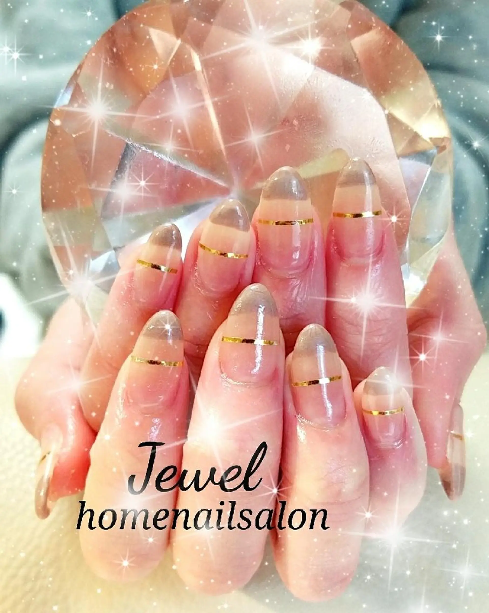 ネイル アートネイル 長さ出し ワンカラーネイル ＪＥＷＥＬ　ＮＡＩＬ所属・ＪＥＷＥＬ ＮＡＩＬのネイルデザイン