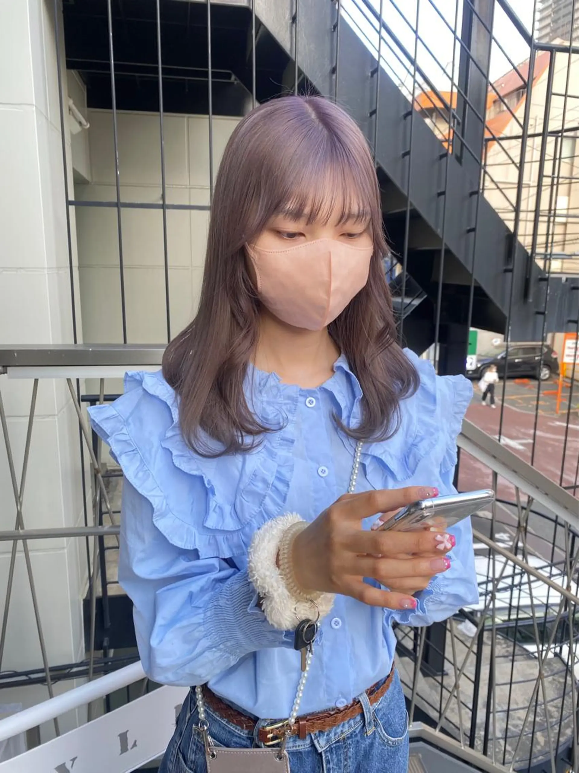 カラー ヘアカラー 🌷柔らかクリーミー 🤍kirari🌷のヘアスタイル