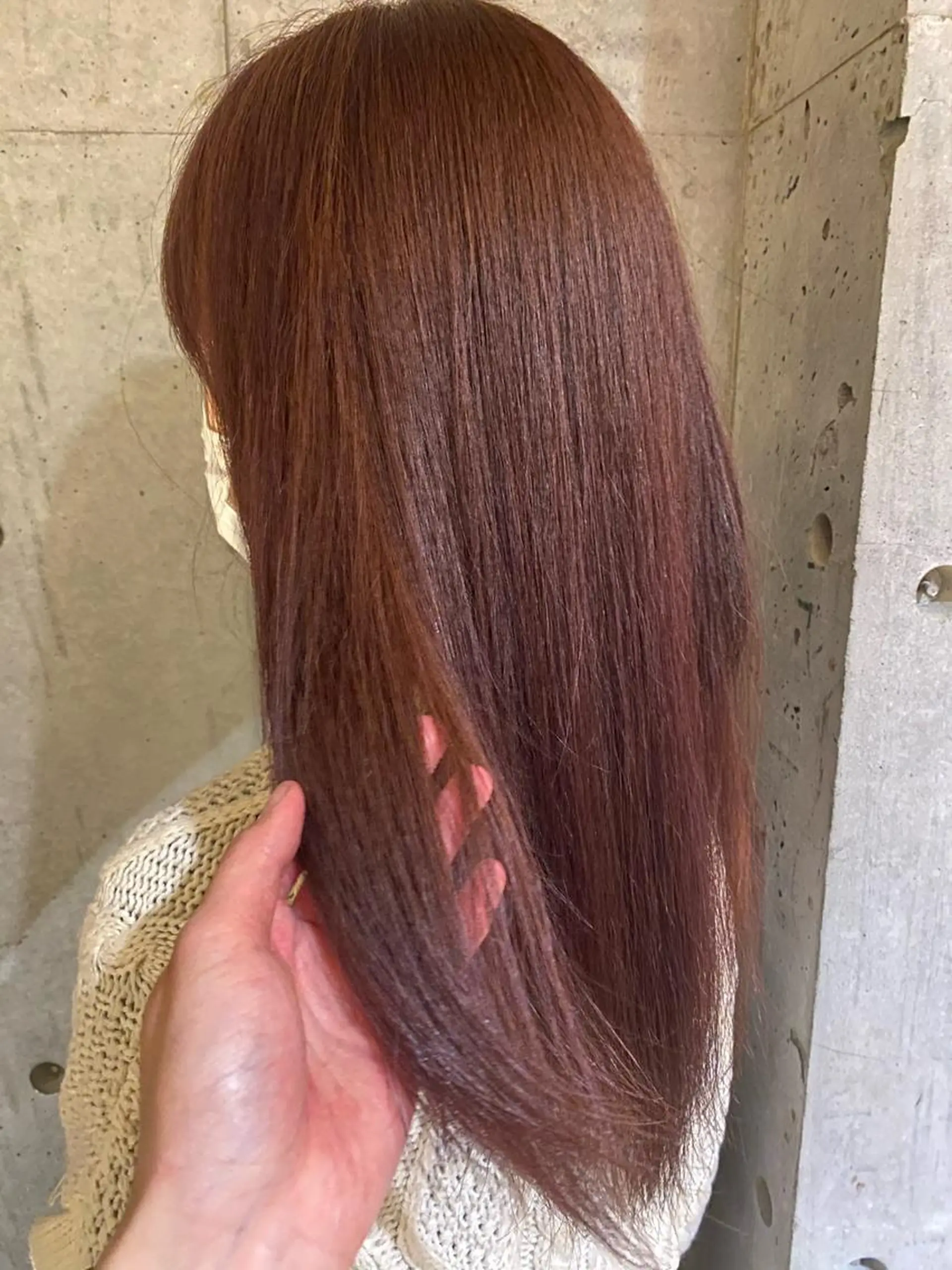 セミロング カラー ヘアアレンジ トリートメント ヘッドスパ ヘアセット ボブ｜韓国｜美髪矯正 ｜amika🌙のヘアスタイル