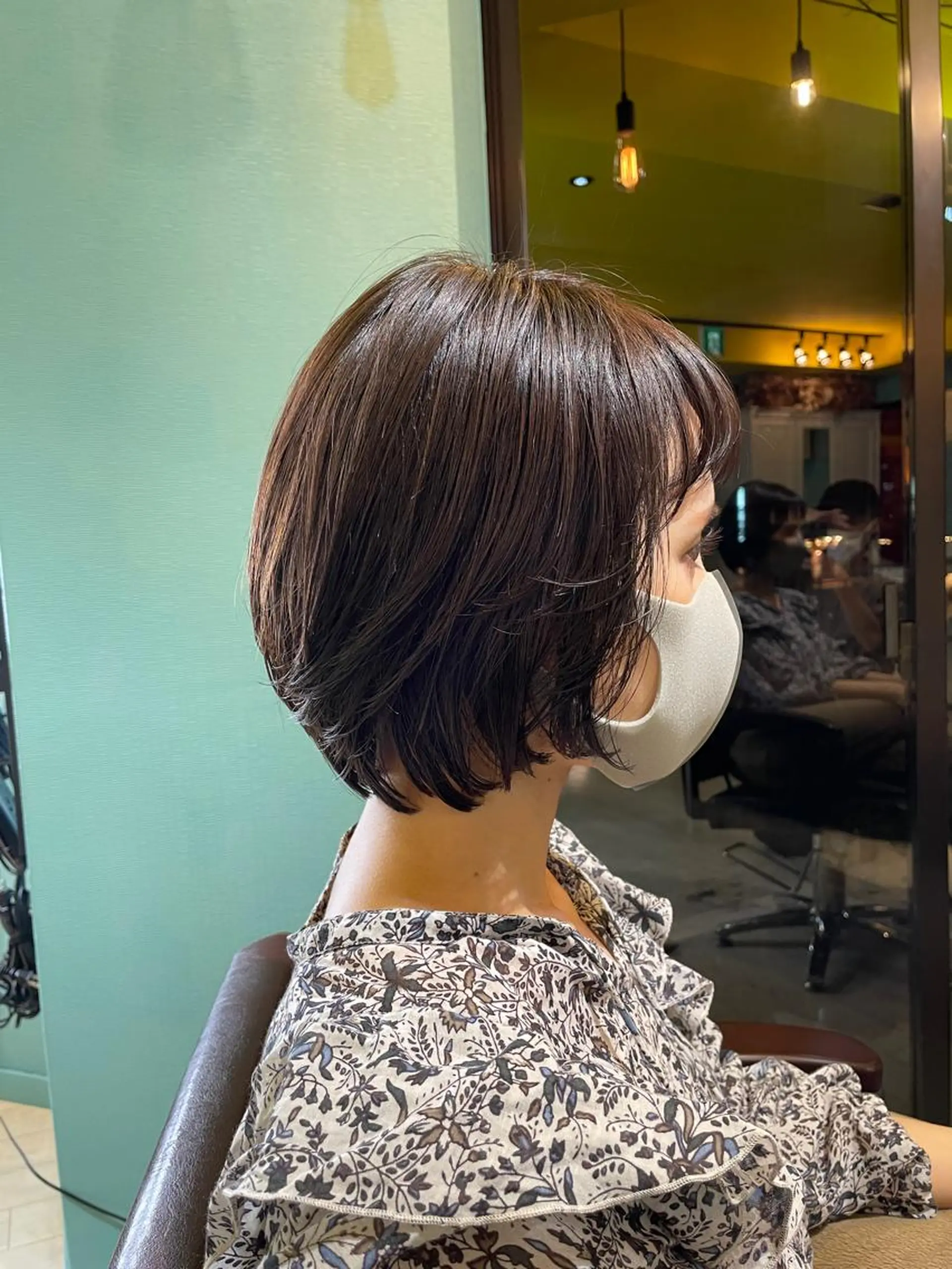 ショート カラー アッシュ アッシュブラウン ブラウンカラー ボブ カット ヘアカラー トリートメント Share  Salon  Reco【GARDEN】所属・末石 智のヘアスタイル