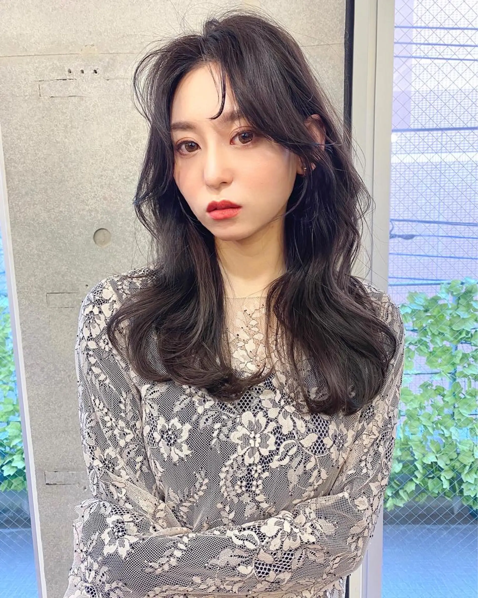ロング カラー パーマ 似合わせレイヤー 🇰🇷荒木洋文のヘアスタイル