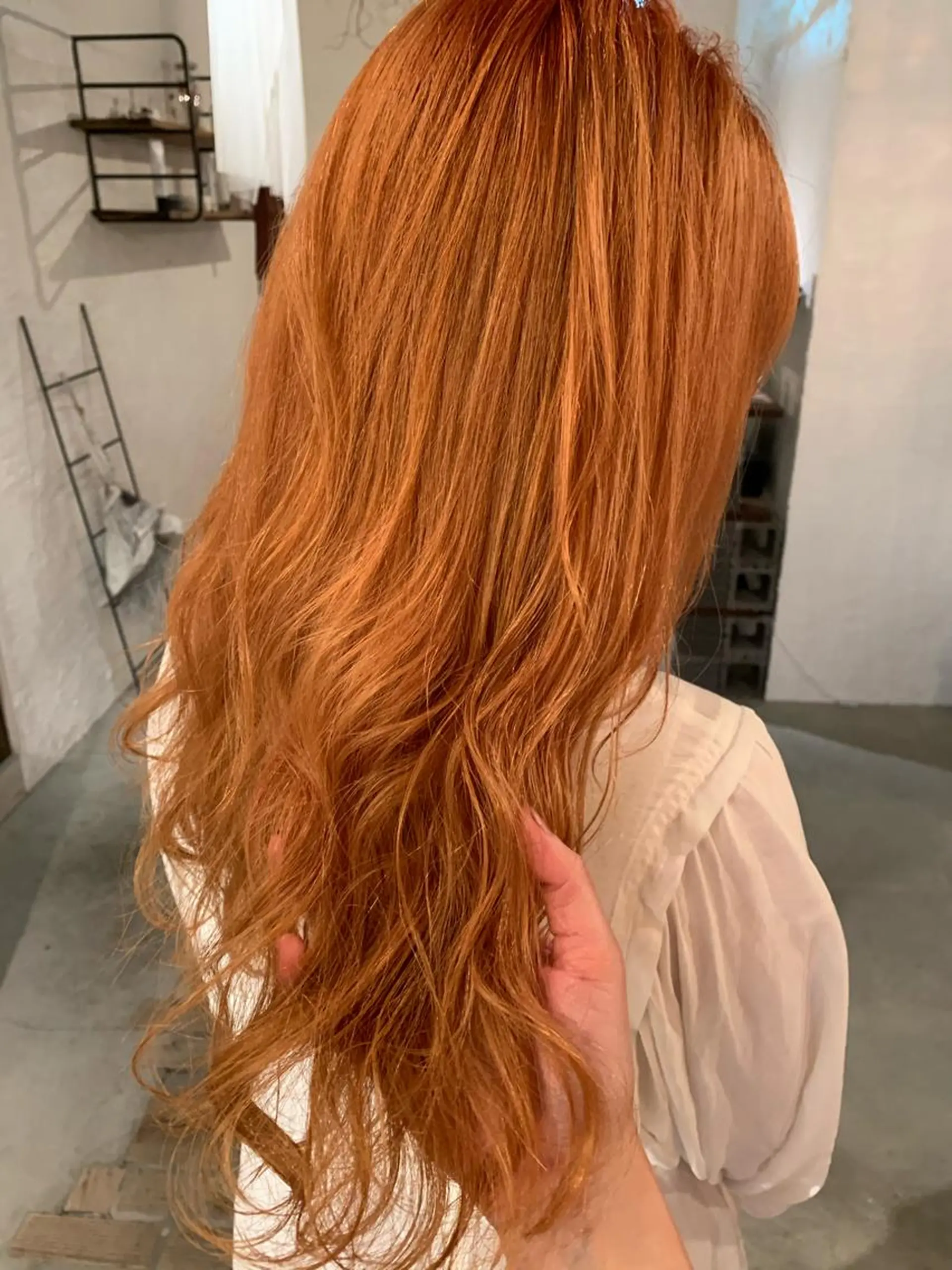 ロング カラー momo 岡崎のヘアスタイル