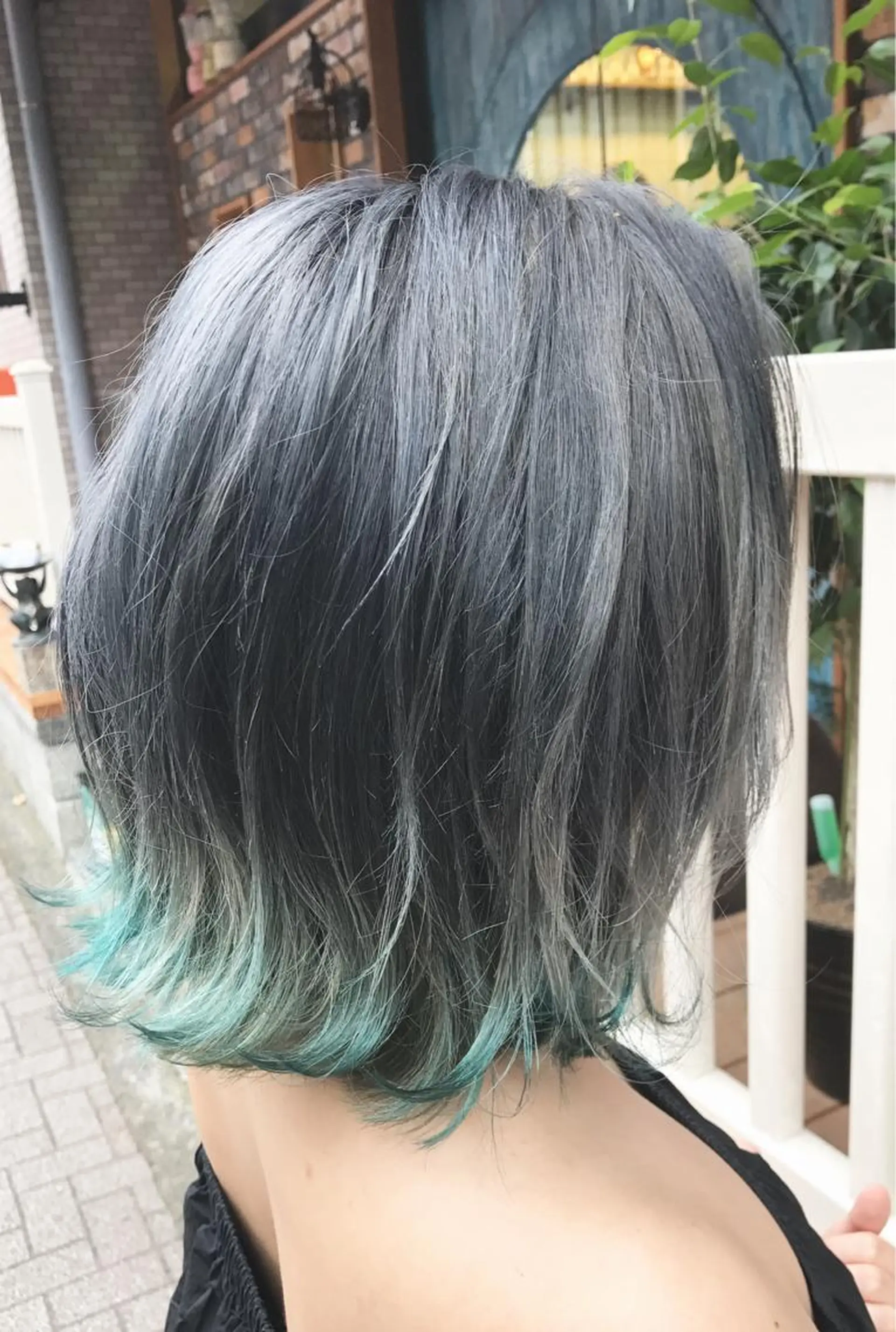 ミディアム カラー カット ヘアカラー トリートメント 平尾 拓也のヘアスタイル