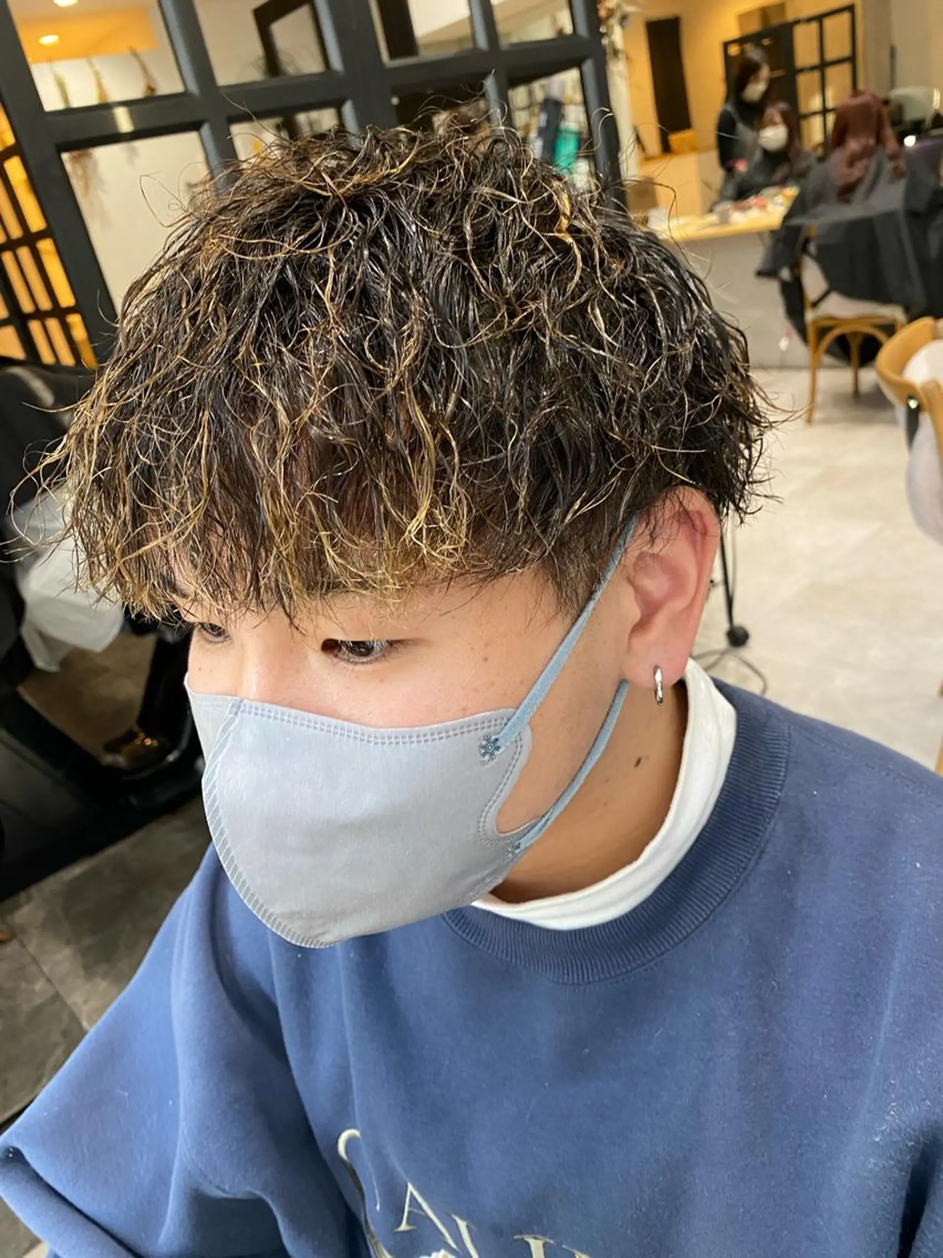 パーマ メンズ カット パーマ トリートメント Dxxxx III所属・オシャレ女性目線の 大人メンズ❁⃘*.ﾟのヘアスタイル