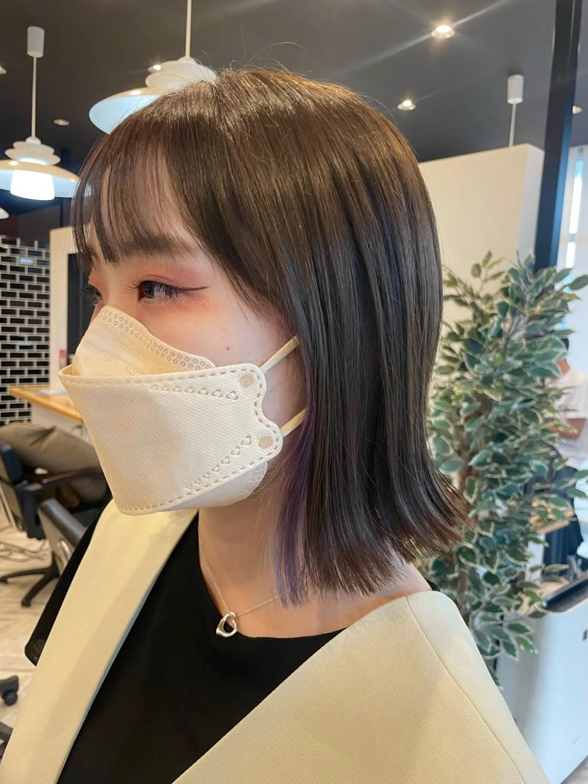 ミディアム カラー イルミナカラー カット NAP  hair &spa所属・小林 真由のエステ・リラクイメージ