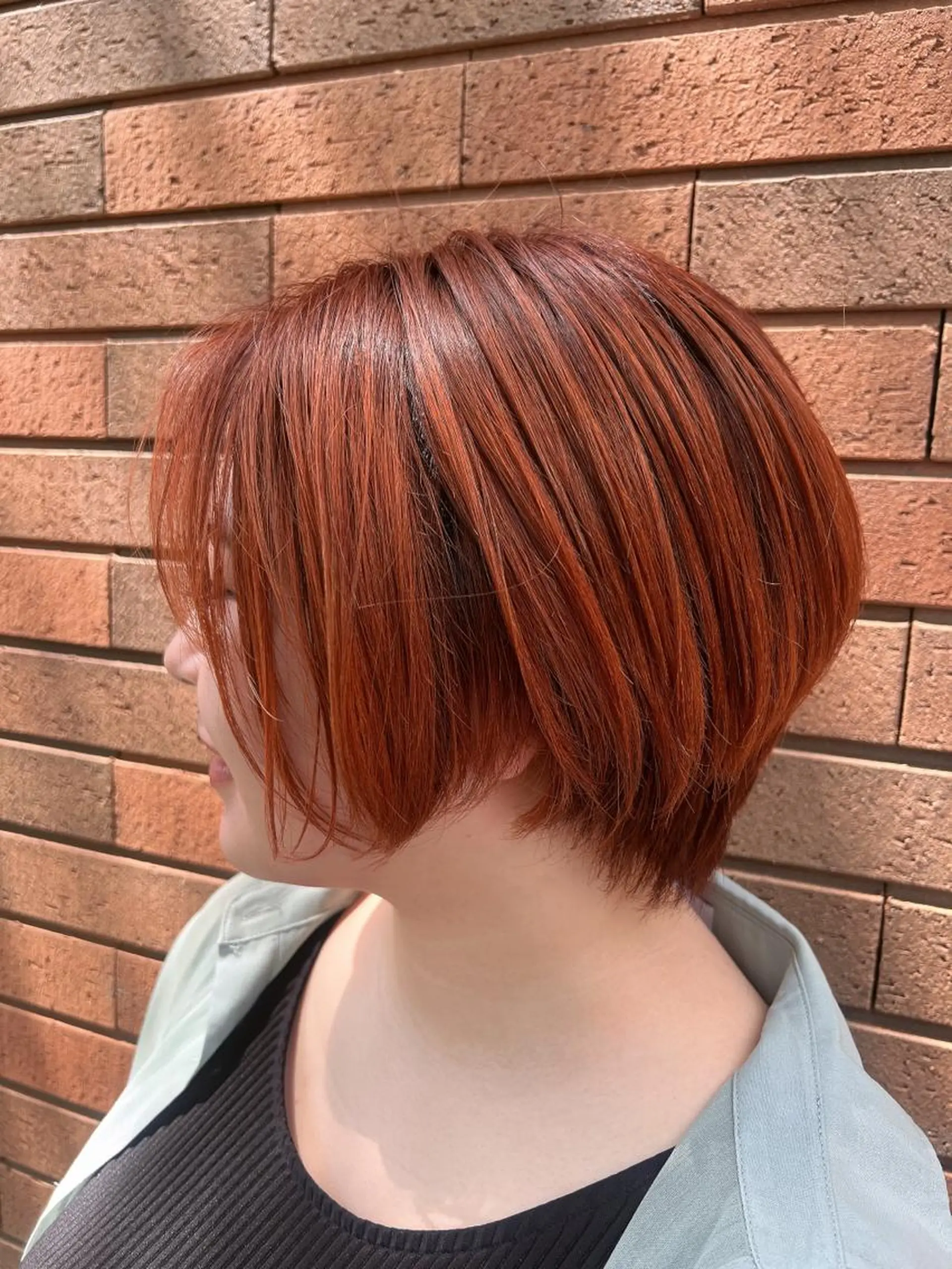 ショート ハンサムショート ショートヘア ヘアカラー ヘッドスパ 渡部 未歩のヘアスタイル