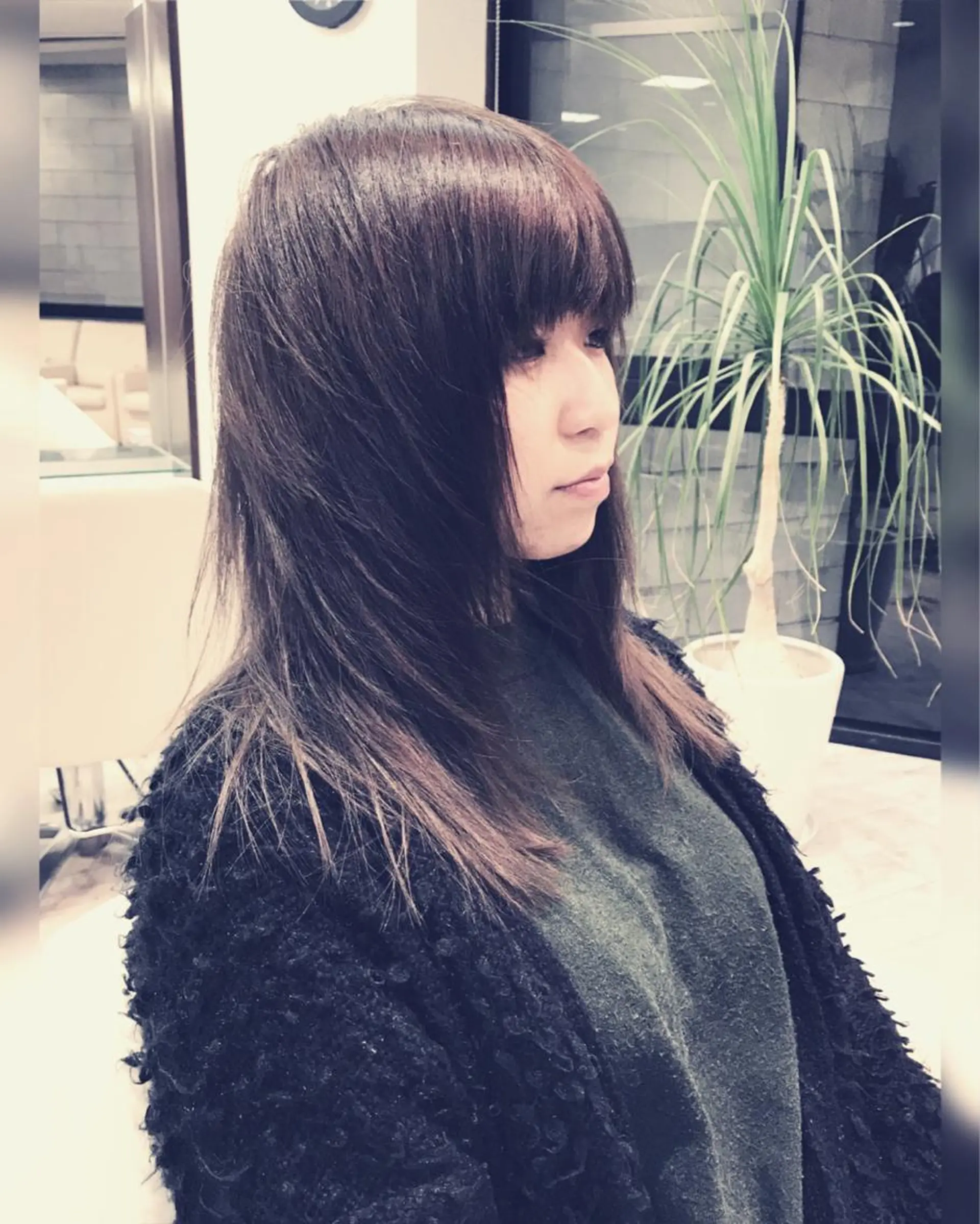 ミディアム カラー パーマ ヘアアレンジ メンズ キッズ ネイル マツエク・マツパ カット 縮毛矯正 トリートメント Leyシェアサロン所属・KenIchi施術者 1%未満ドライカットのヘアスタイル