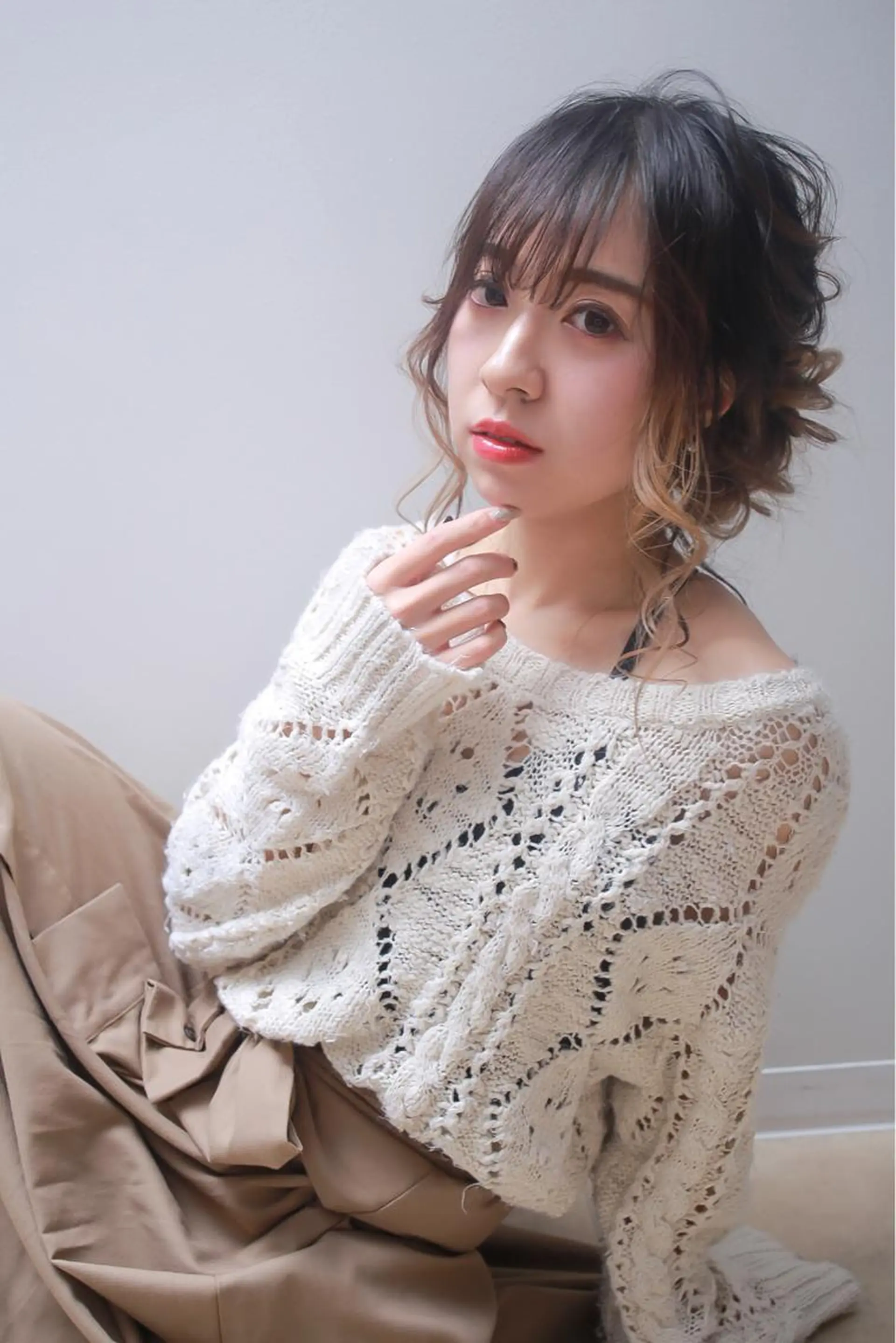 ロング カラー ヘアアレンジ 伊藤 裕貴のヘアスタイル