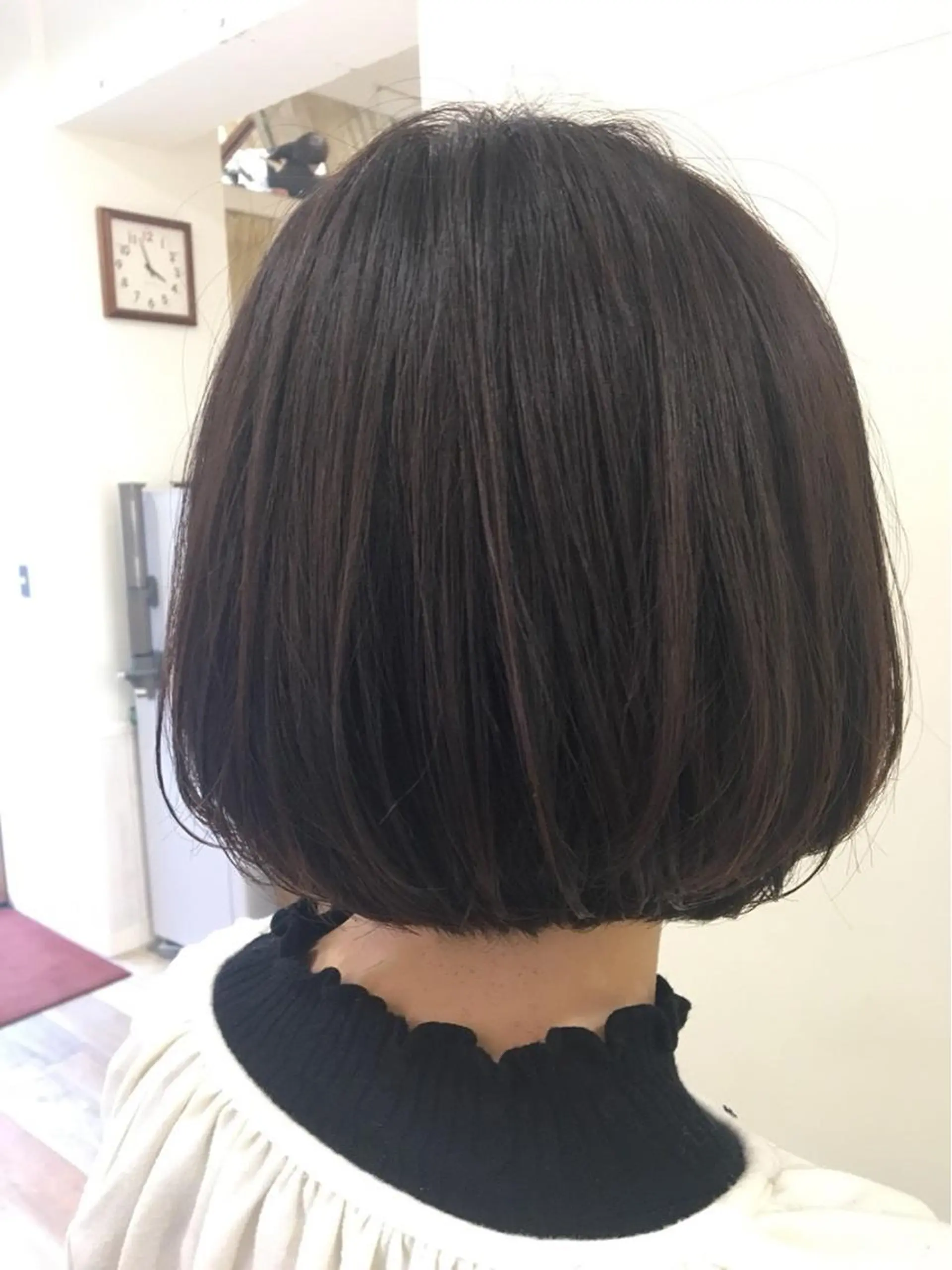 ショート ボブ カット トリートメント ぱつっとボブ/ 小野あかねのヘアスタイル