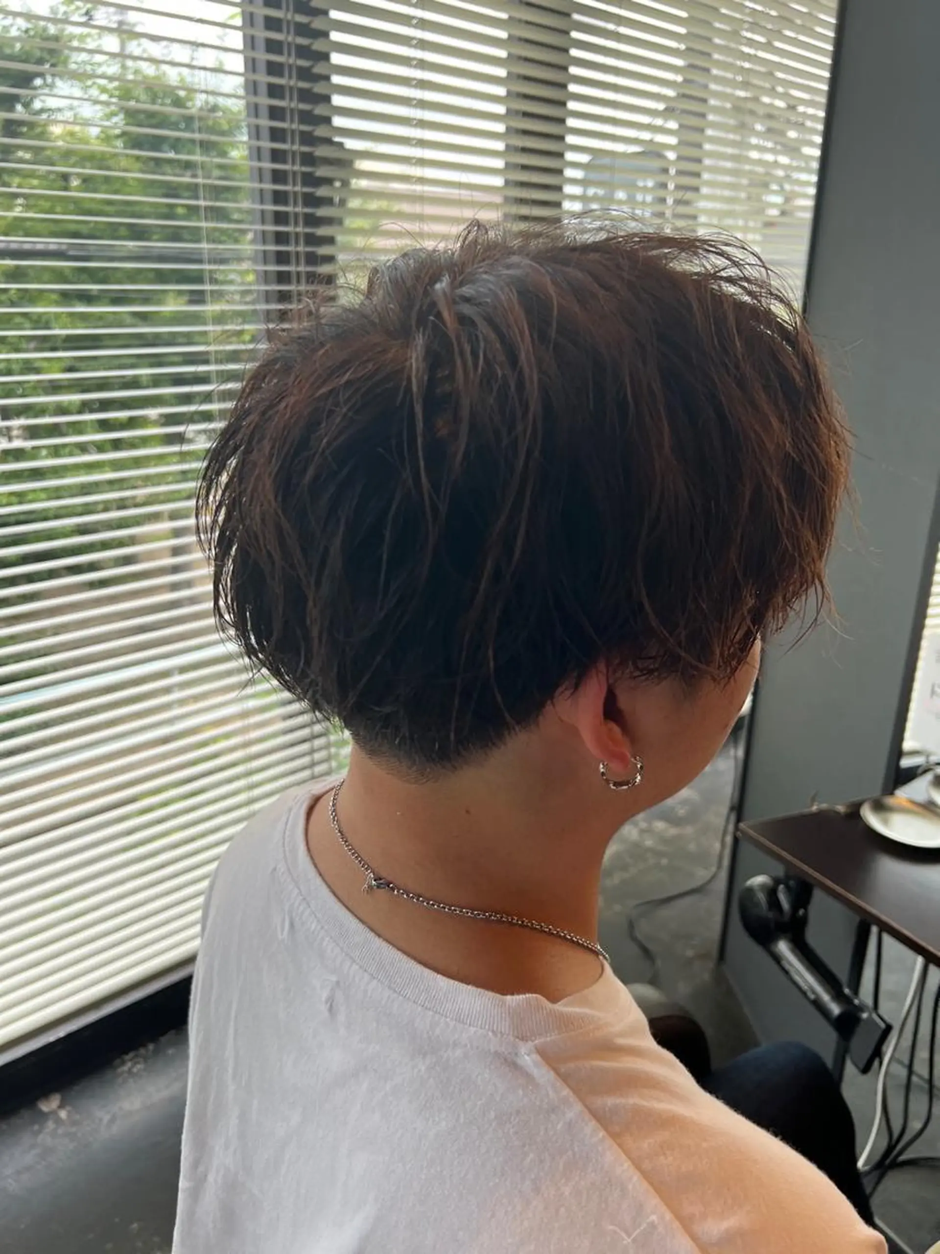 ショート カラー パーマ カット パーマ トリートメント Soul eater KANATAのヘアスタイル