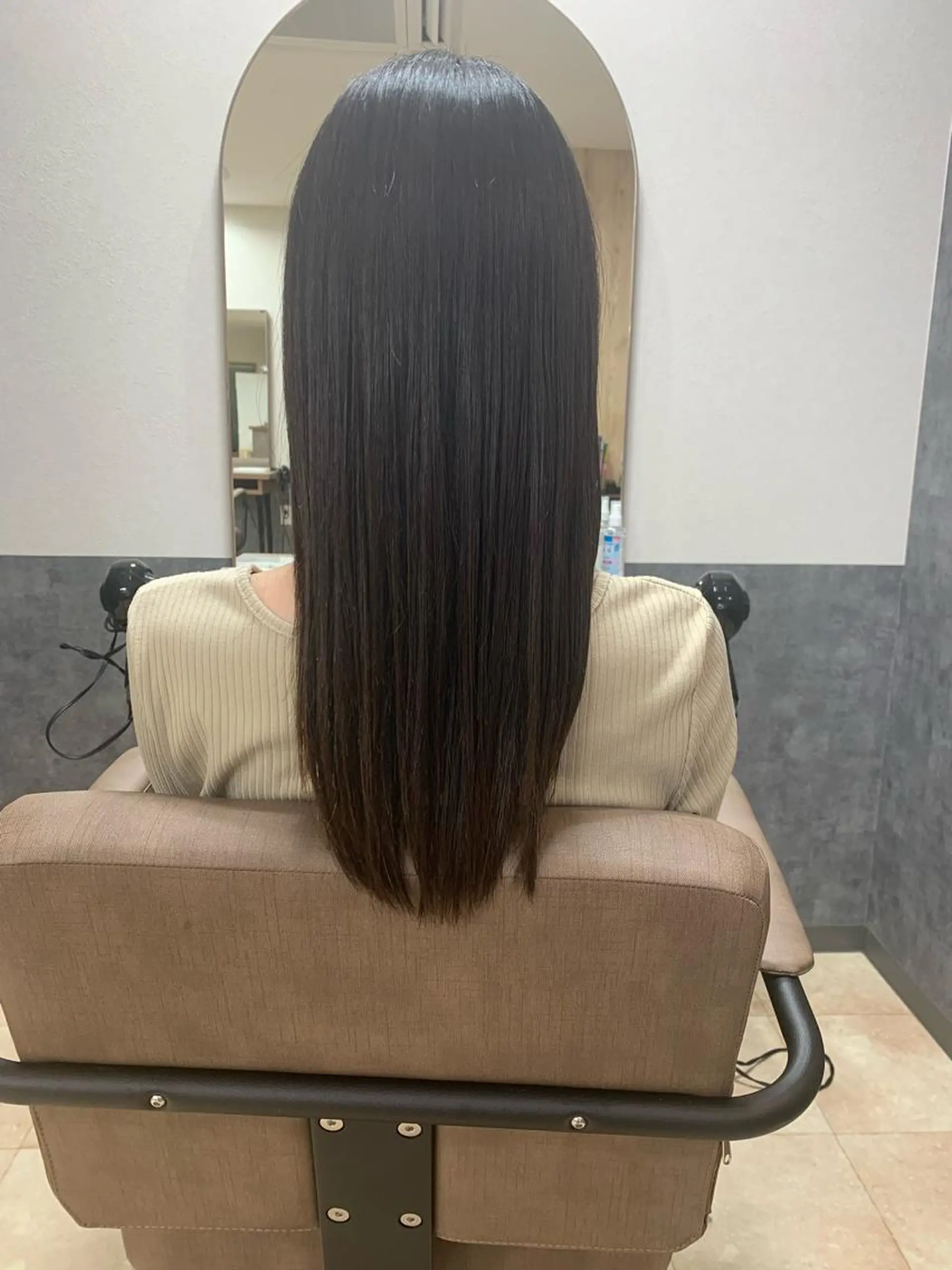 ロング 髪質改善 縮毛矯正 トリートメント カット トリートメント 赤坂 有季のヘアスタイル