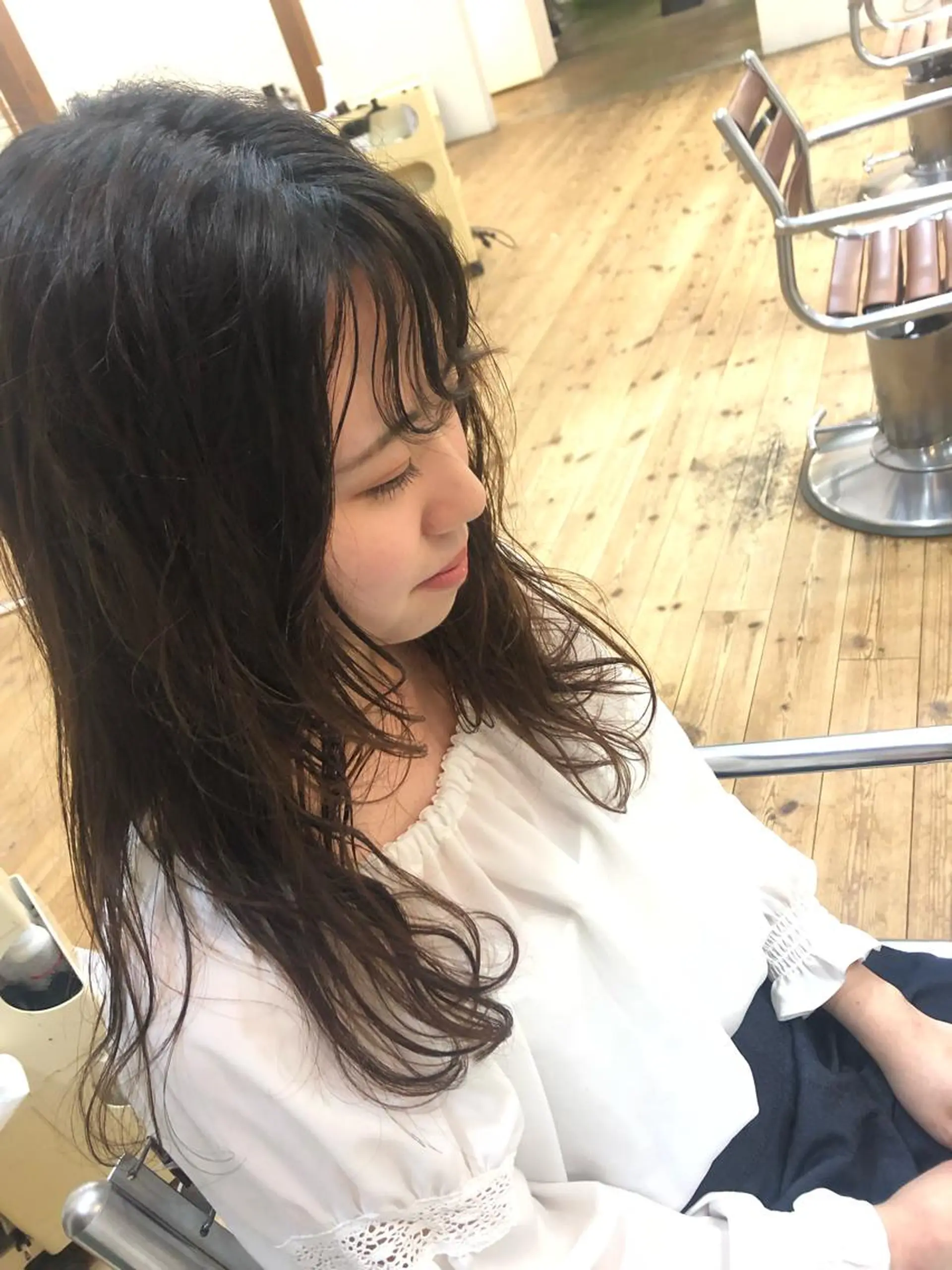 ロング パーマ Sea by LUVISM所属・Sea by LUVISM アヤノのヘアスタイル