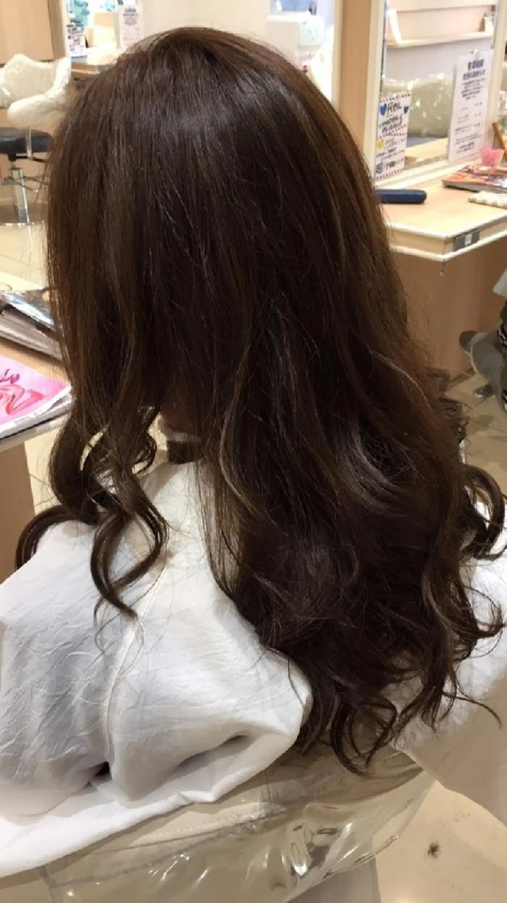 ロング カラー パーマ 山内 佐江子のヘアスタイル