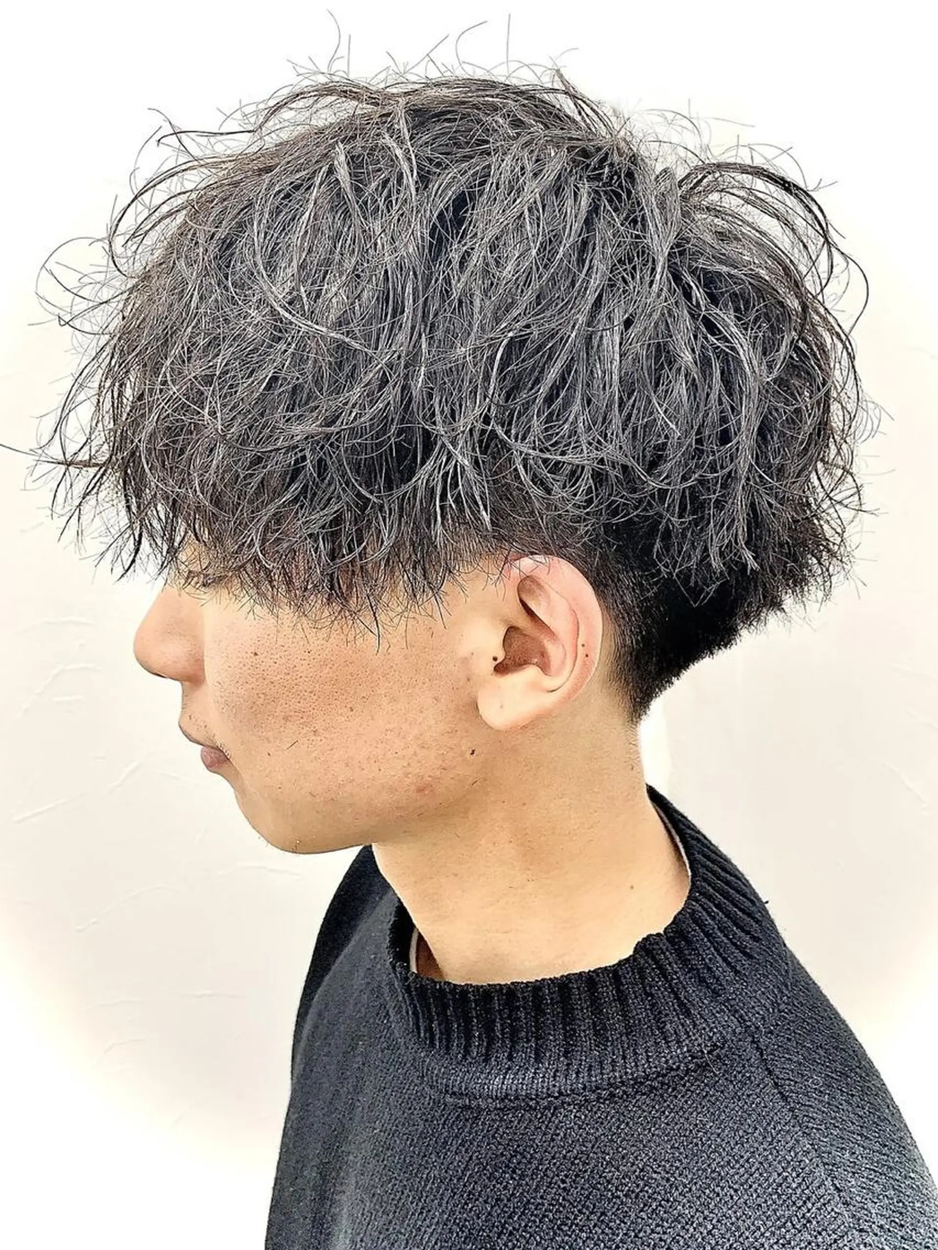メンズ メンズパーマ カット 大前 真のヘアスタイル