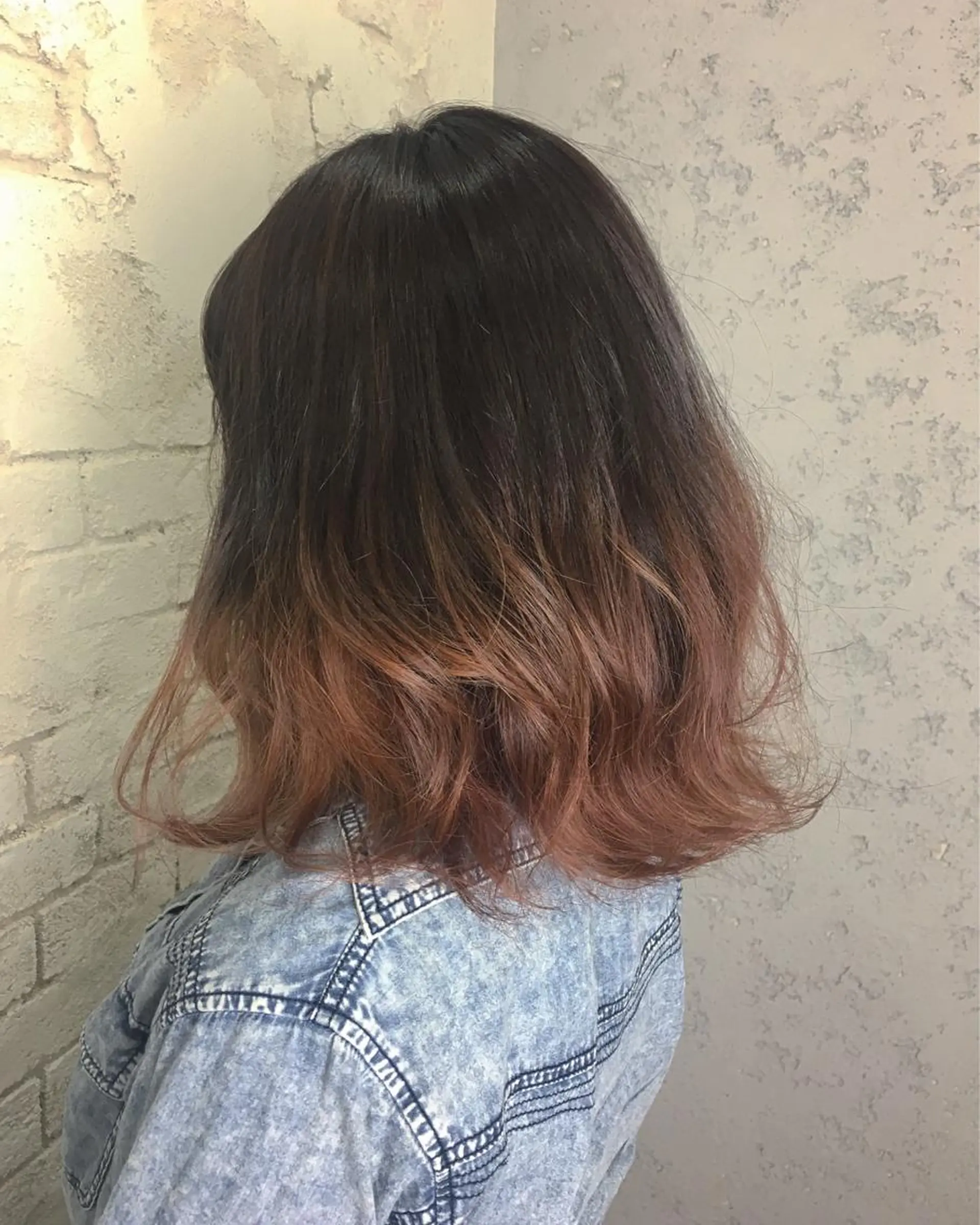 ミディアム カラー グラデーションカラー boutique misakiのヘアスタイル