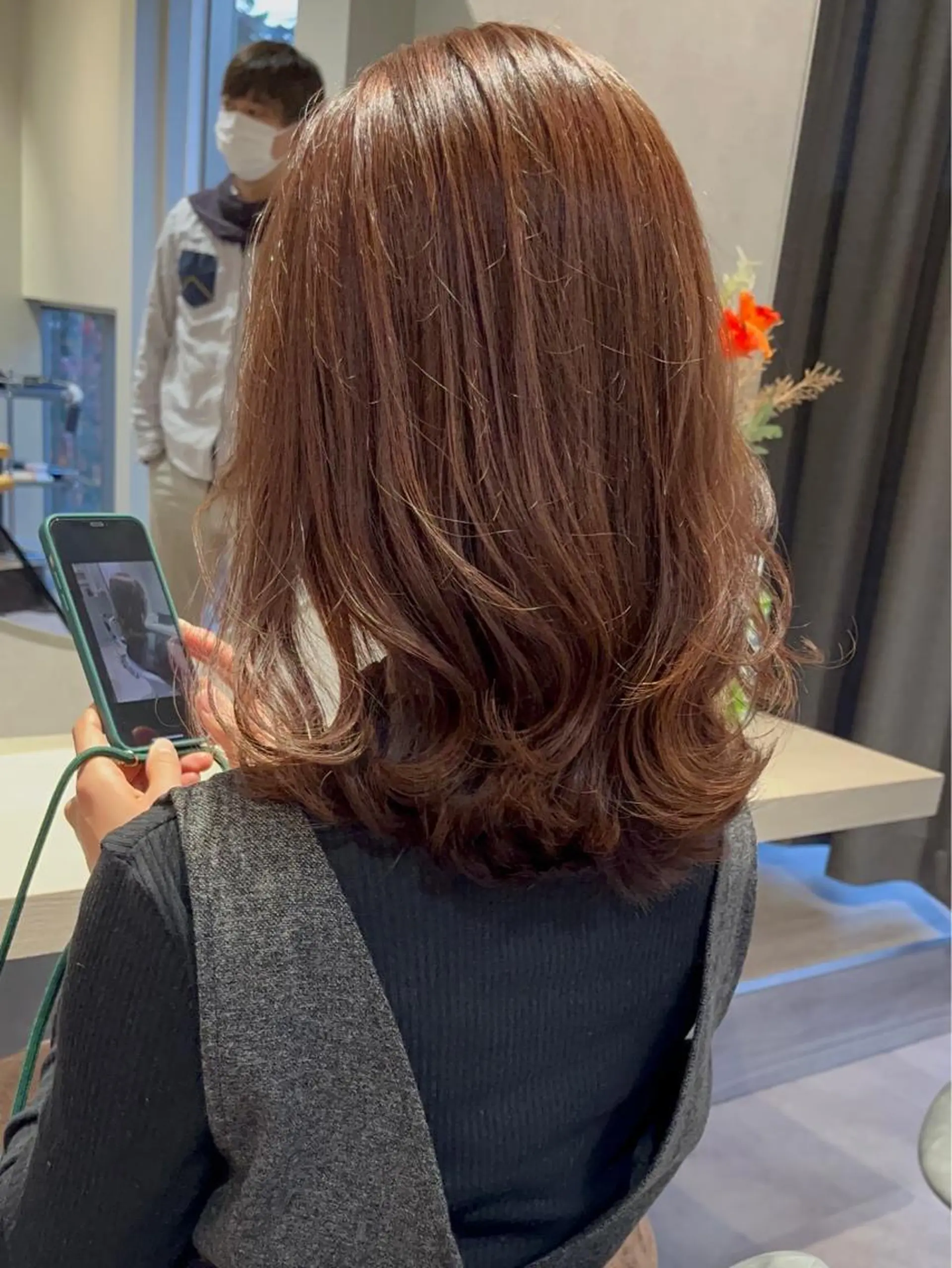 ミディアム カット ヘアカラー トリートメント ヘッドスパ 佐藤優太朗 似合わせ/髪質改善のヘアスタイル