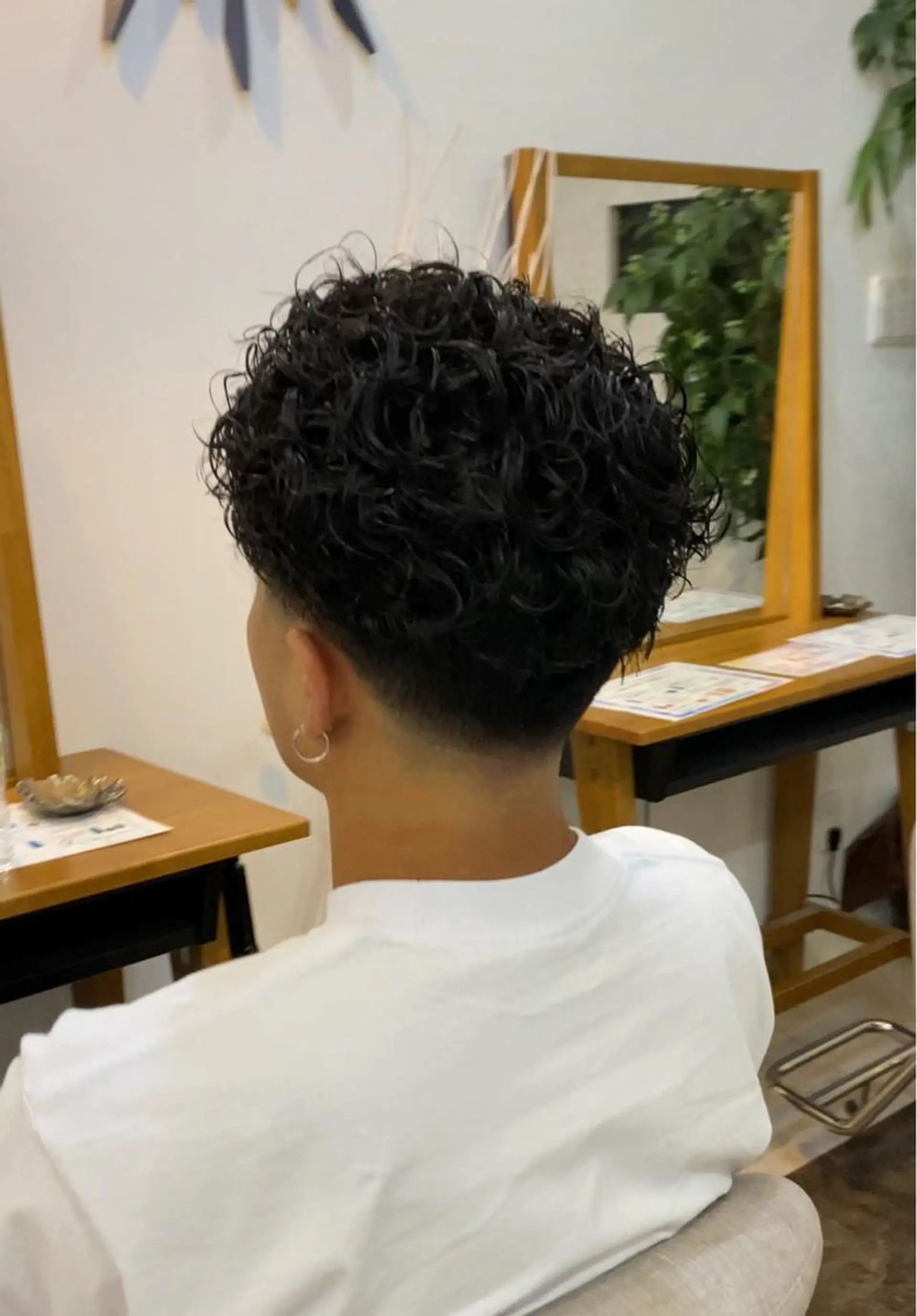 ミディアム パーマ メンズ 泰成/メンズ特化/ フェード/ツイスパのヘアスタイル