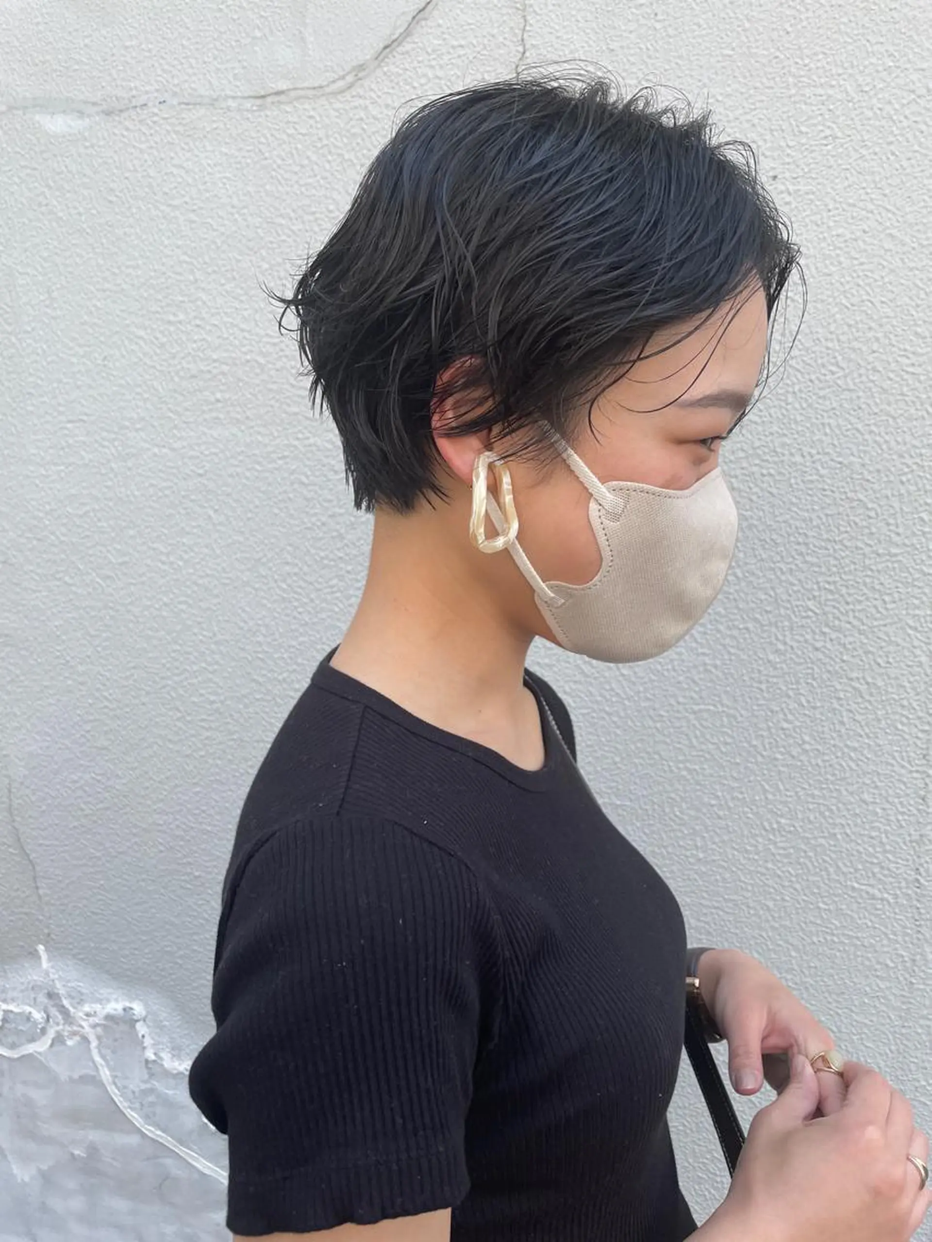 ショート カット パーマ トリートメント さの あやねのヘアスタイル