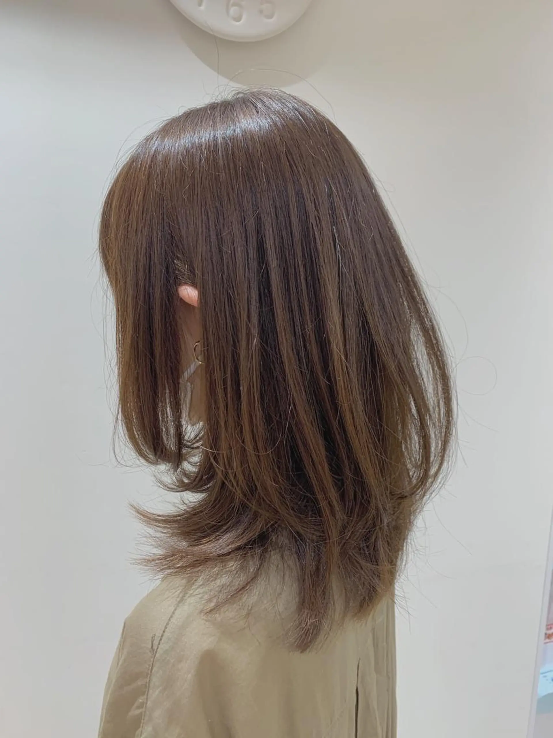 ミディアム HALE 金杉悠作のヘアスタイル