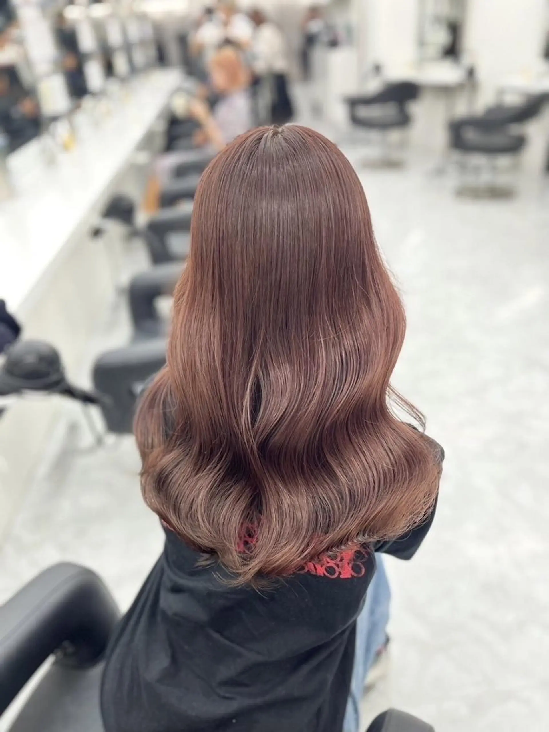 カラー 韓国風暗髪スタイル 🖤渋谷FRUITSのヘアスタイル