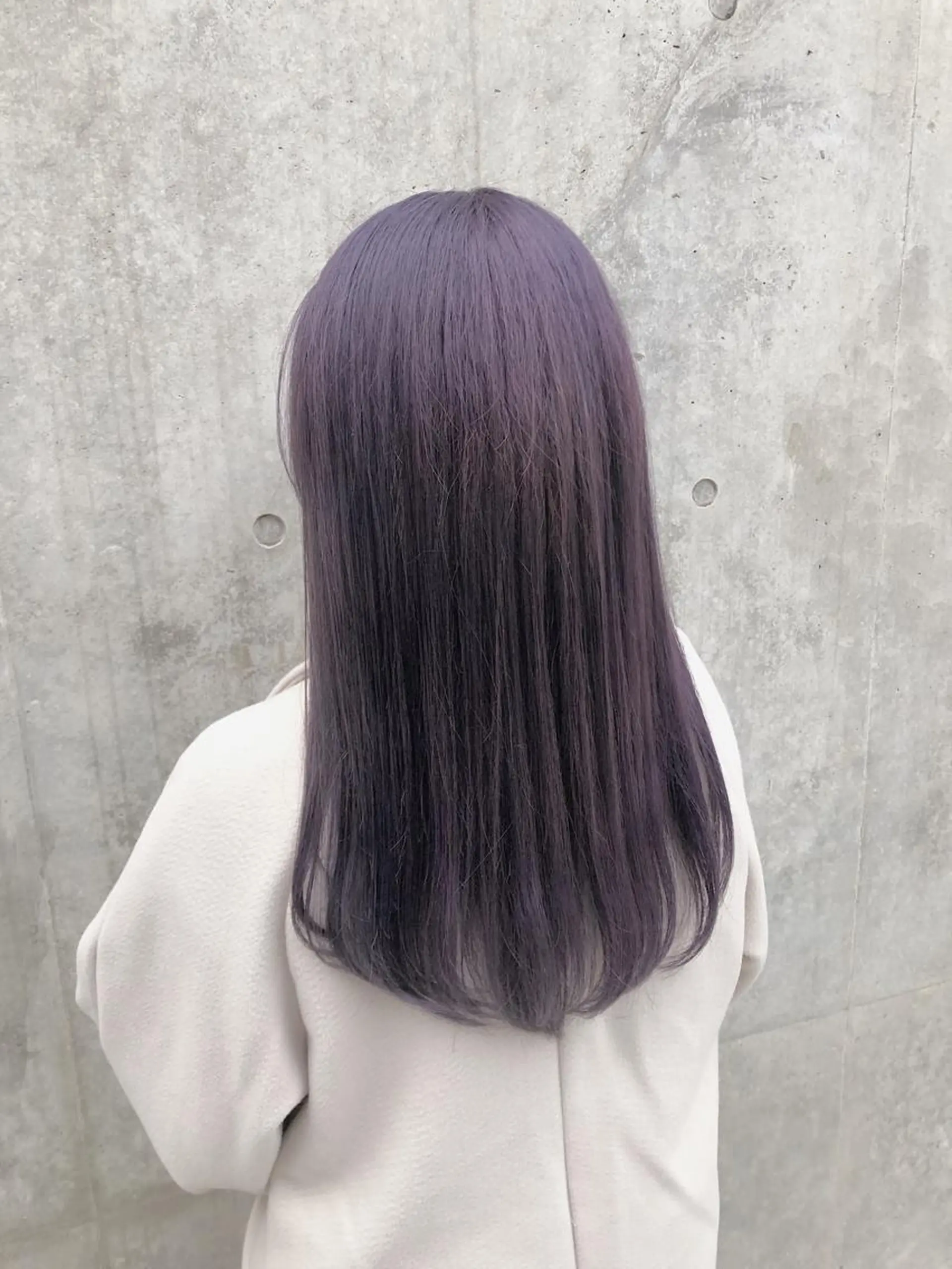 ロング カラー ヘアアレンジ メンズ キッズ 💟Chloe原宿店 🩶ハイトーンのヘアスタイル