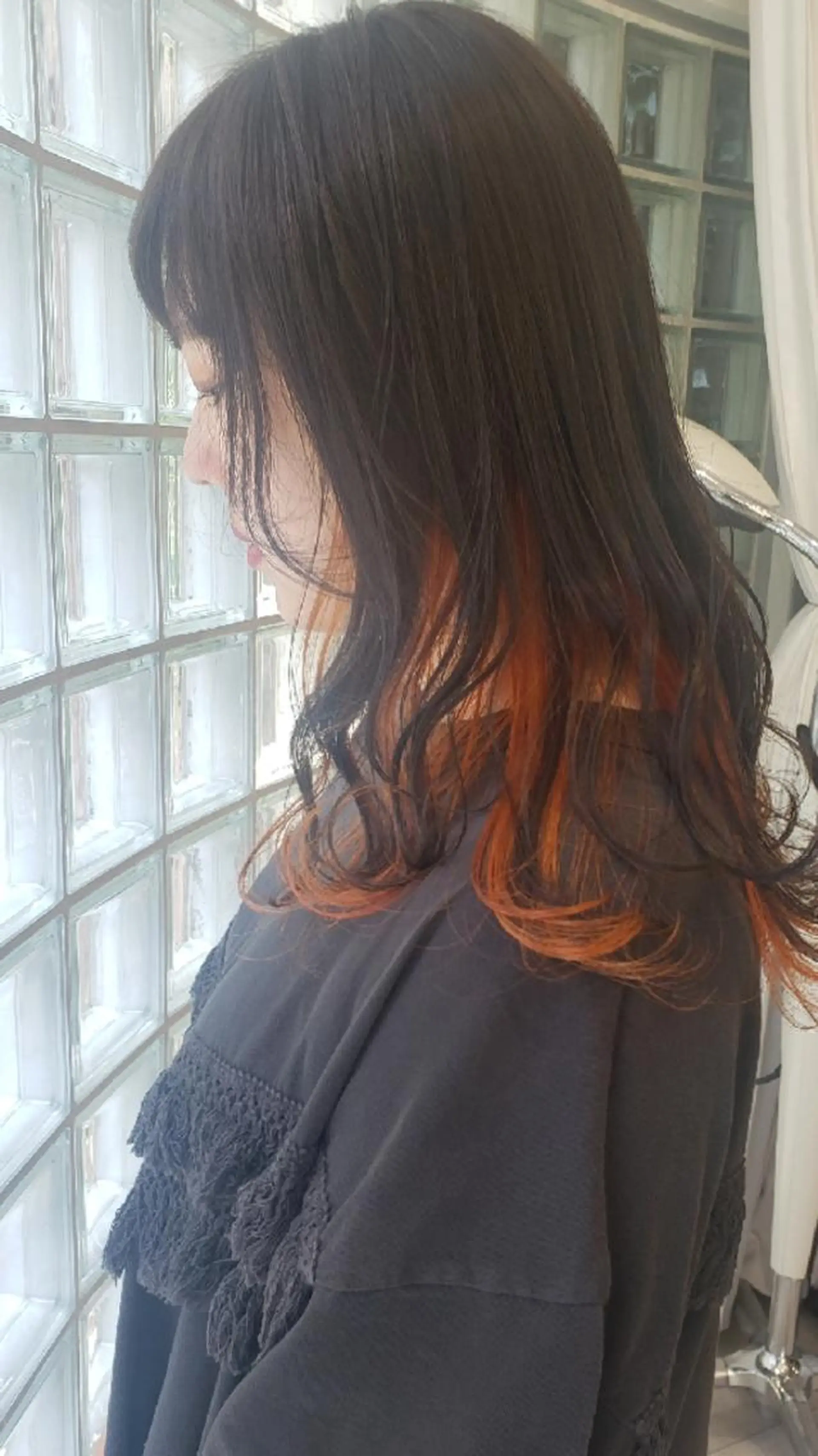 ロング カラー arrow🖤 もえみのヘアスタイル