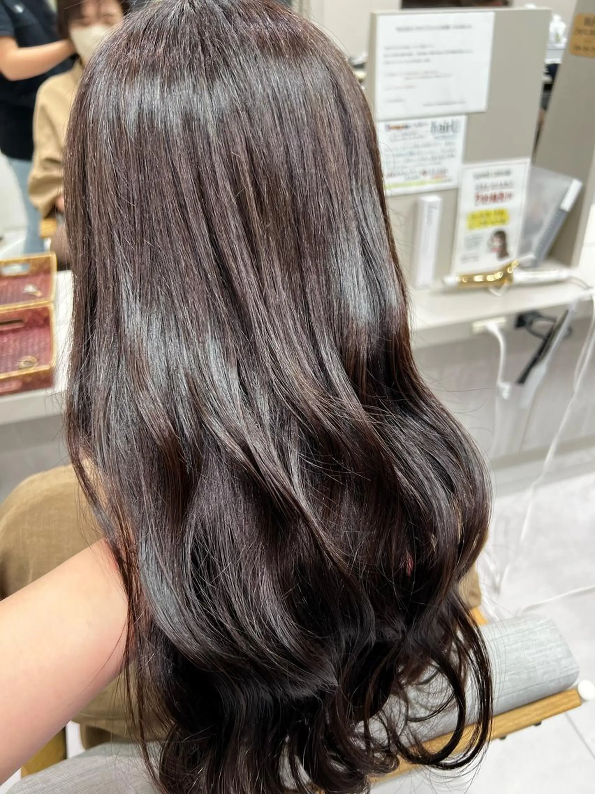ロング 韓国風ヘア Richell所属・Richell🎀 🖤yuuのヘアスタイル