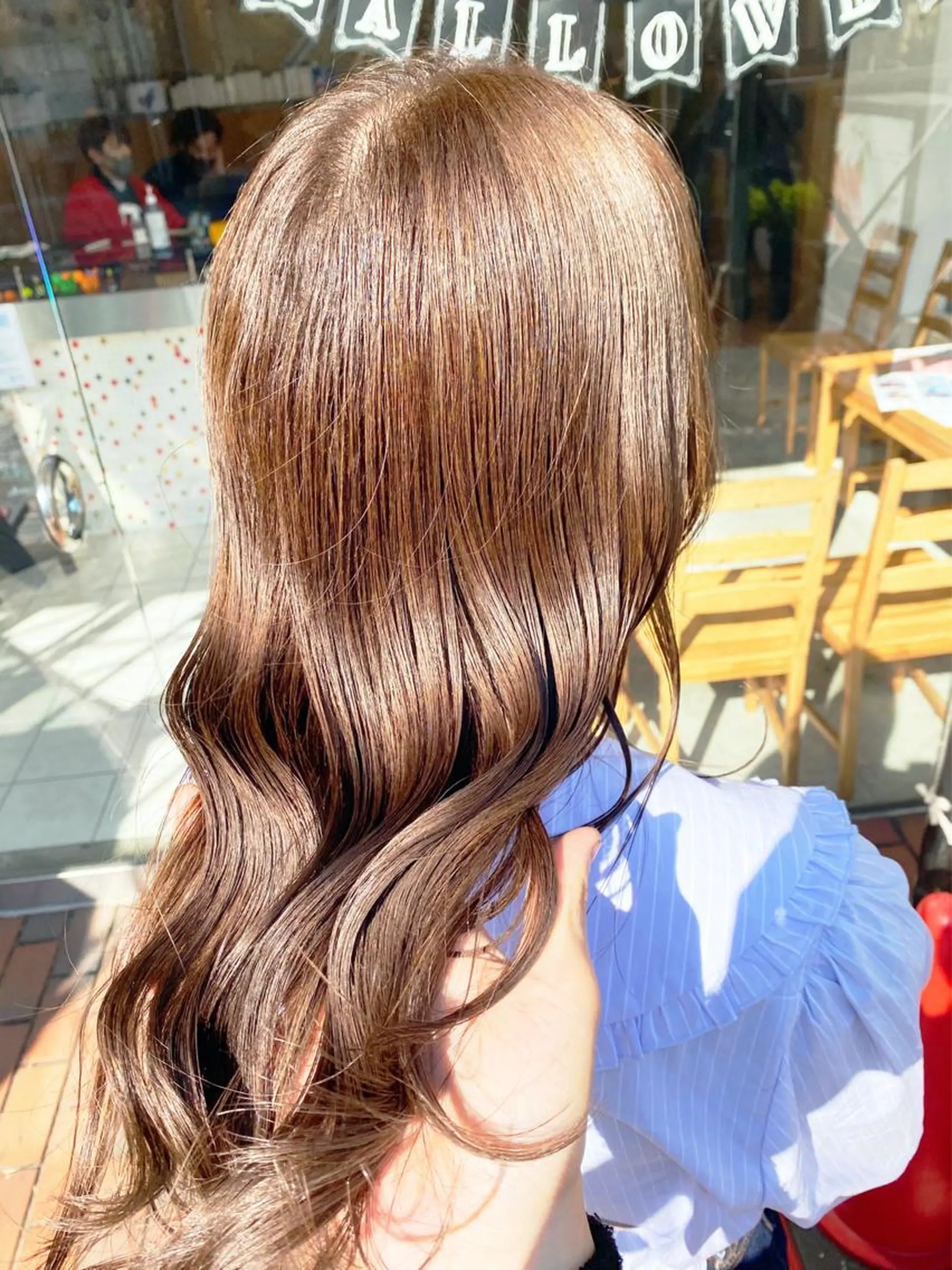ミディアム カラー ヘアカラー 艶髪レイヤー屋さん 大澤竜馬のヘアスタイル