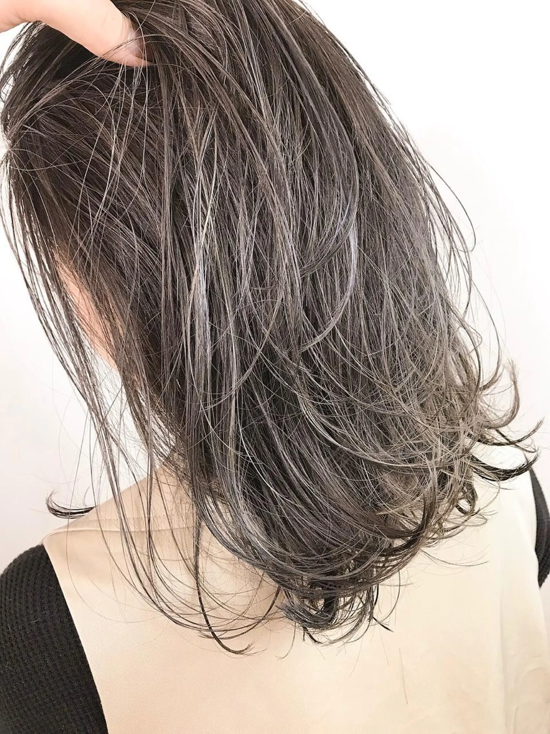 ミディアム カラー 髪質改善IENA店長 小泉拓のヘアスタイル