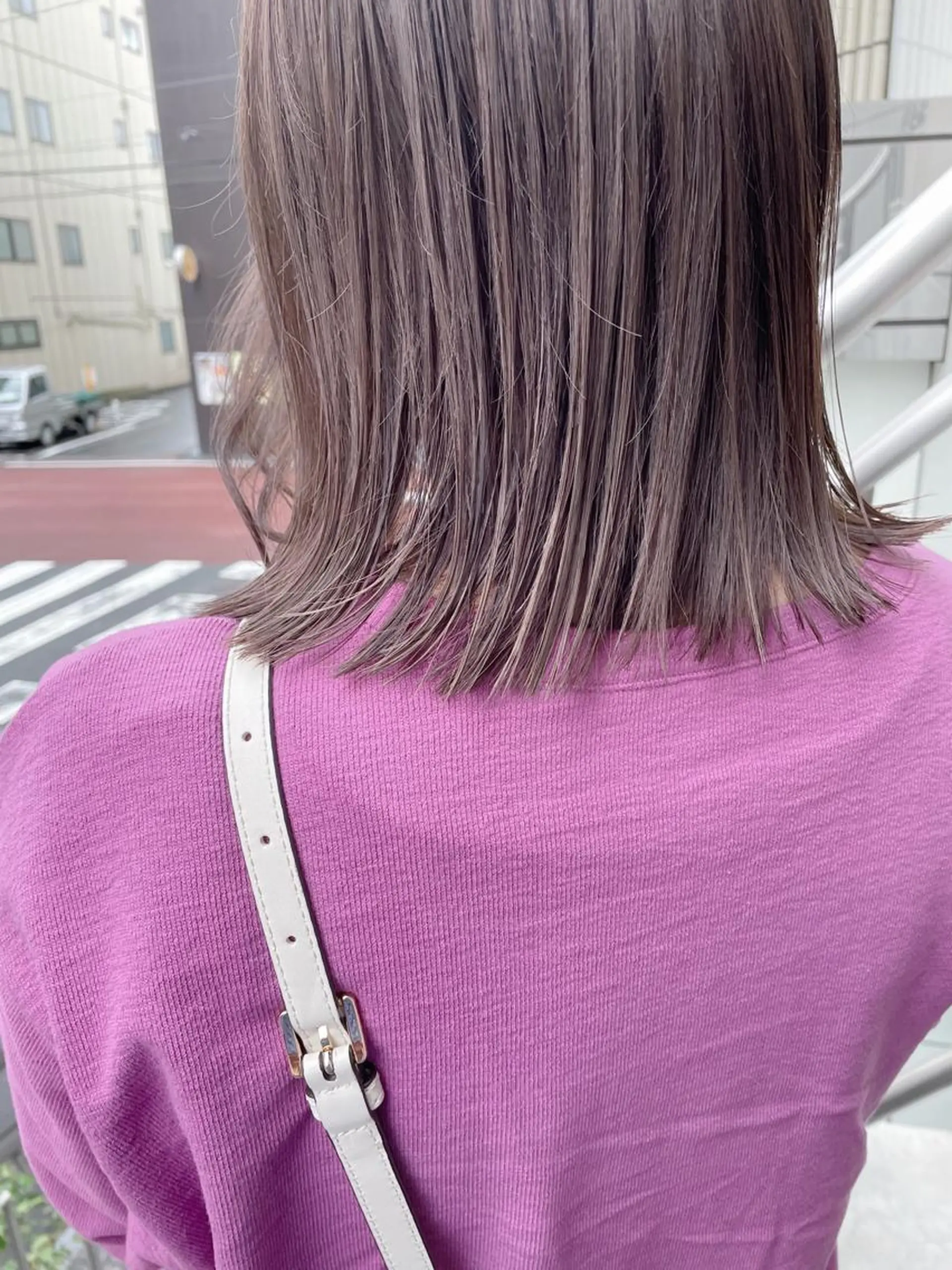 ミディアム カラー 透明感カラー ヘアカラー ralme/sol 髙橋一哉のヘアスタイル