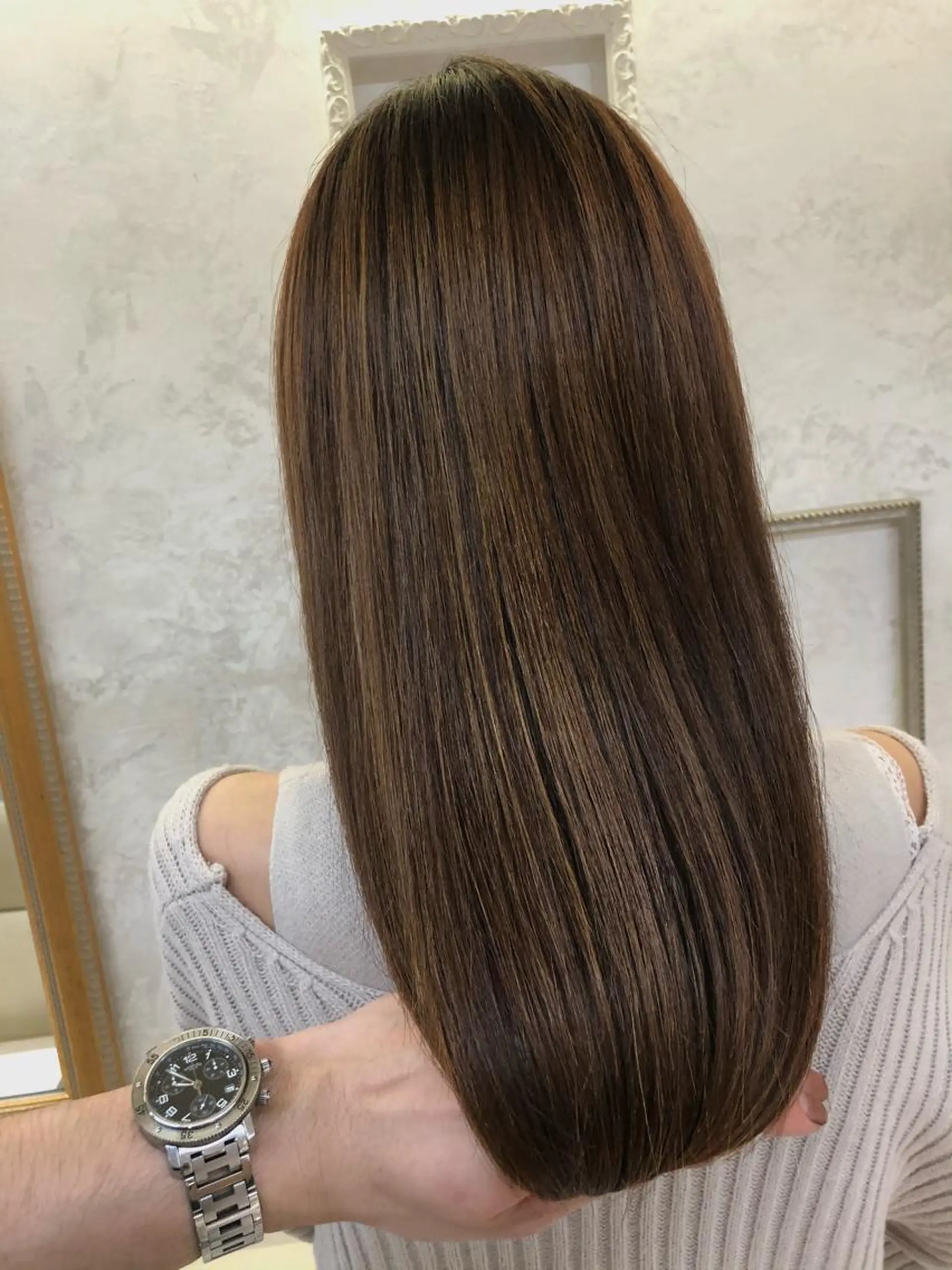 ロング 縮毛矯正 トリートメント 酸性ストレート 酸熱トリートメント 縮毛矯正 [仙台髪質改善]小原 弘之のヘアスタイル