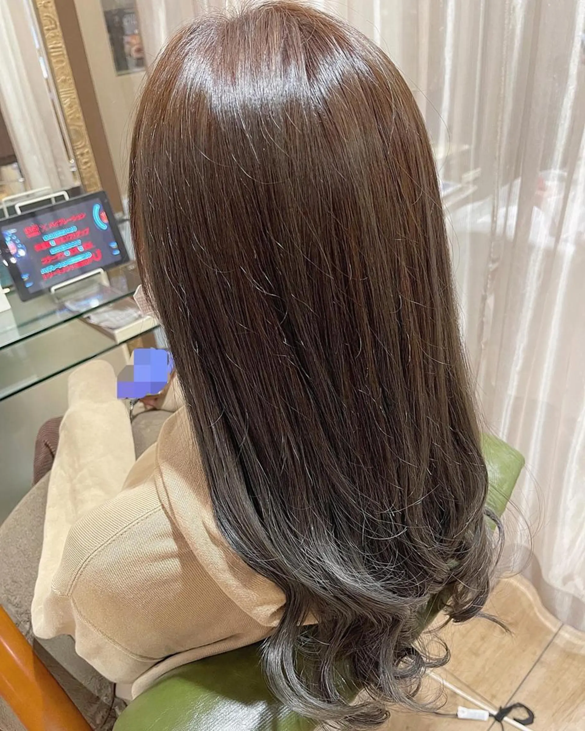 カラー バレイヤージュ ベージュカラー ブリーチ ケアブリーチ ダブルカラー 🫧髪質改善艶カラー _マエダ 🫧のヘアスタイル