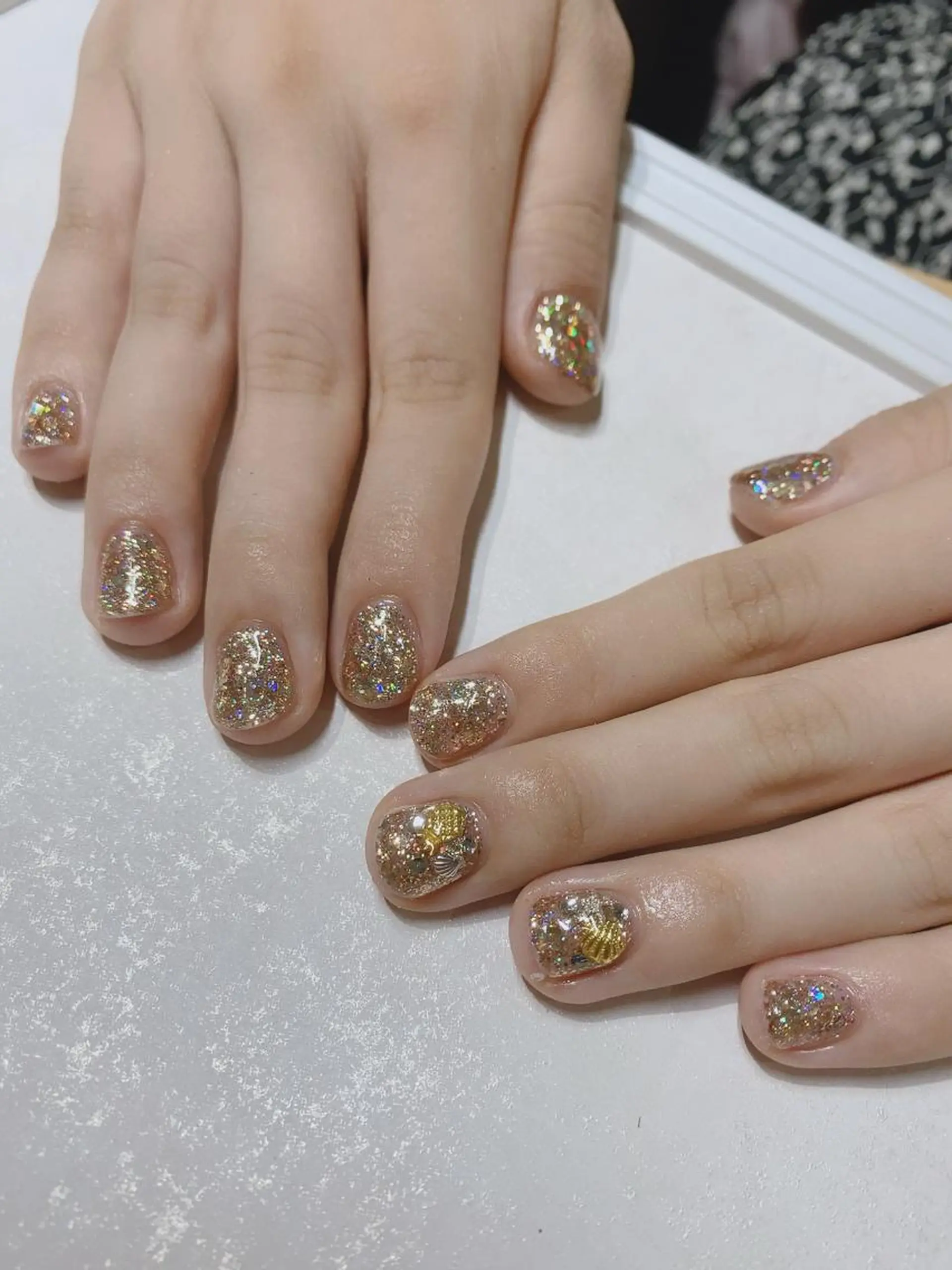 ショート ハンドネイル フットネイル JNA認定講師🌸 RIEのネイルデザイン