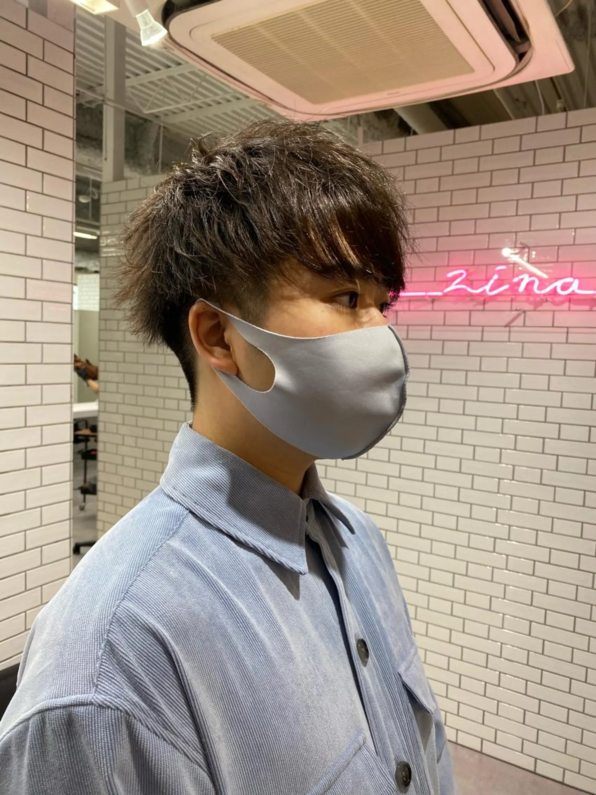 メンズ マッシュ カット BLEUNIR  心斎橋所属・心斎橋本町メンズ 美容師ユースケのヘアスタイル