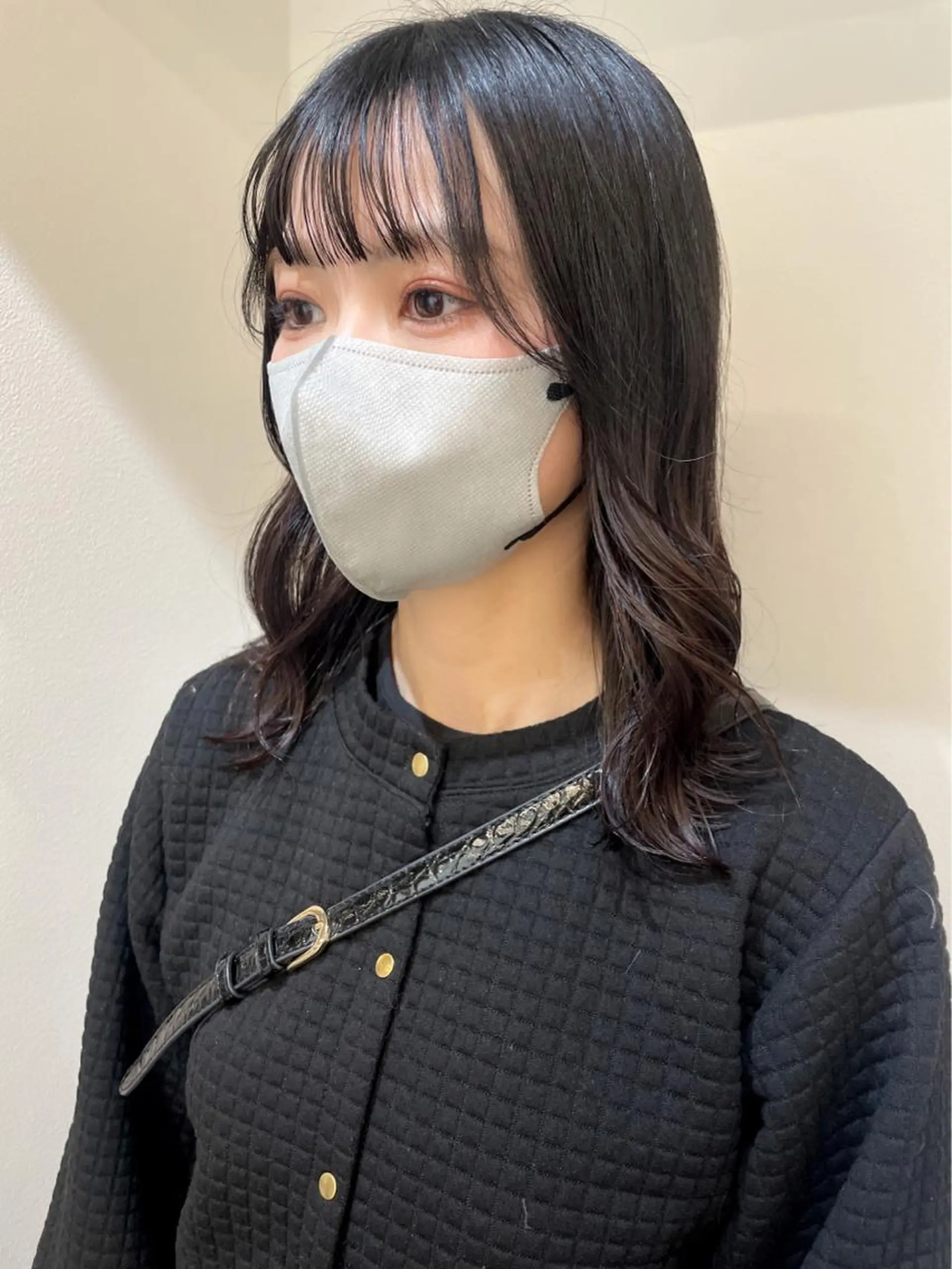 セミロング まいか🤎髪質改善 ミルクティーボブ🎀のヘアスタイル