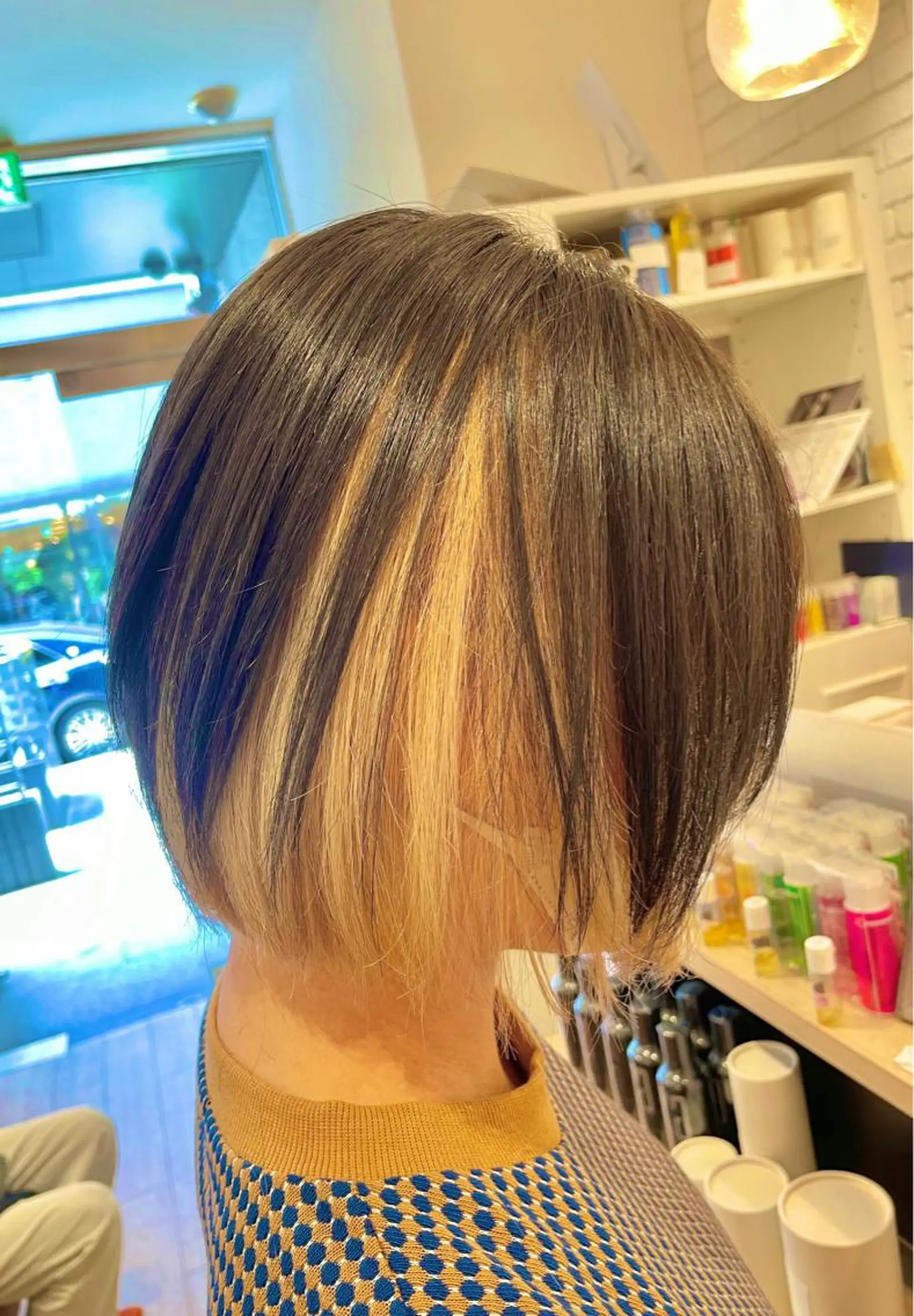 ショート カラー インナーカラー ボブ カット ヘアカラー ⭐️小顔ショート⭐️ 大鷲拓海のヘアスタイル