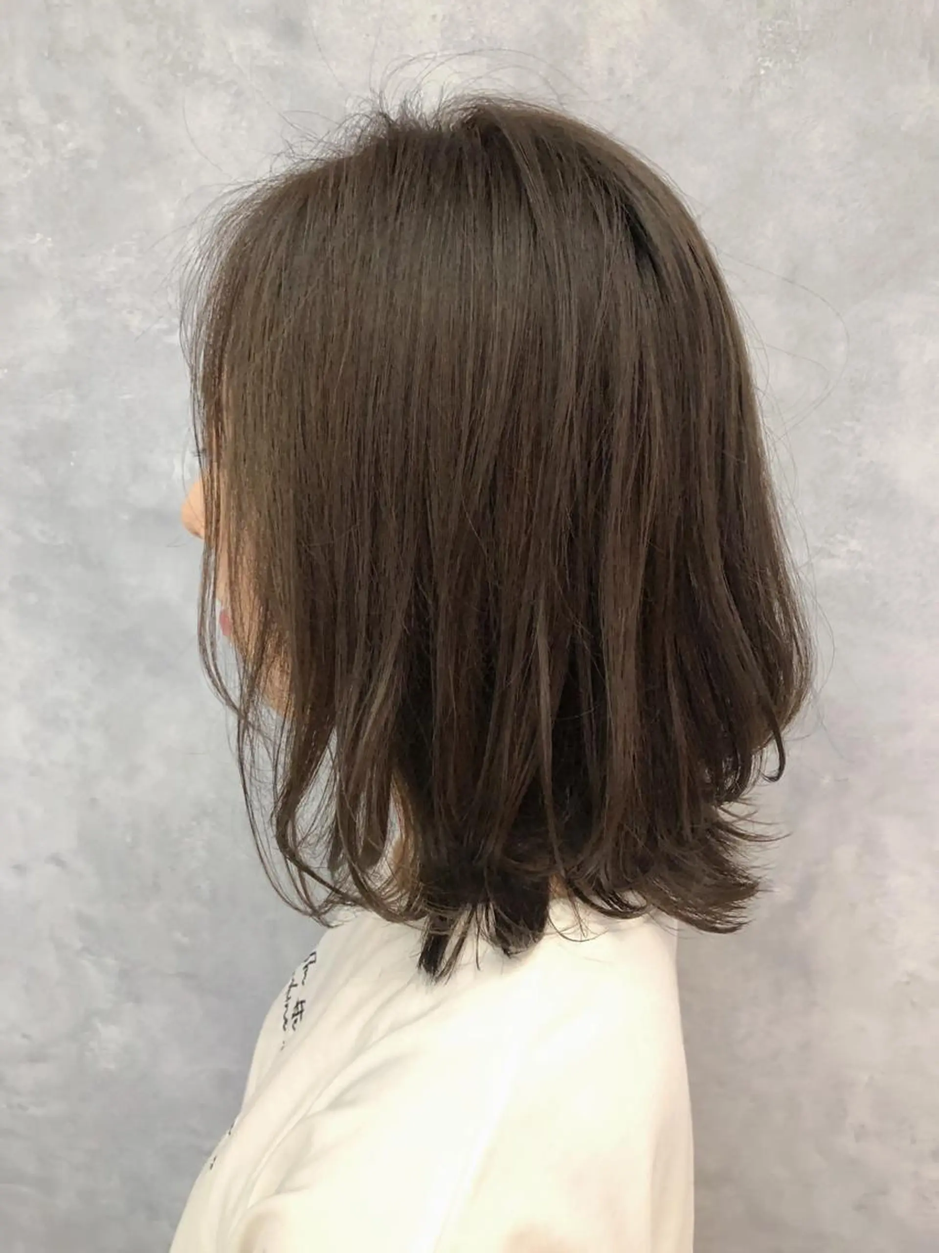 ミディアム カラー カット ヘアカラー トリートメント 五月女 隼人のヘアスタイル