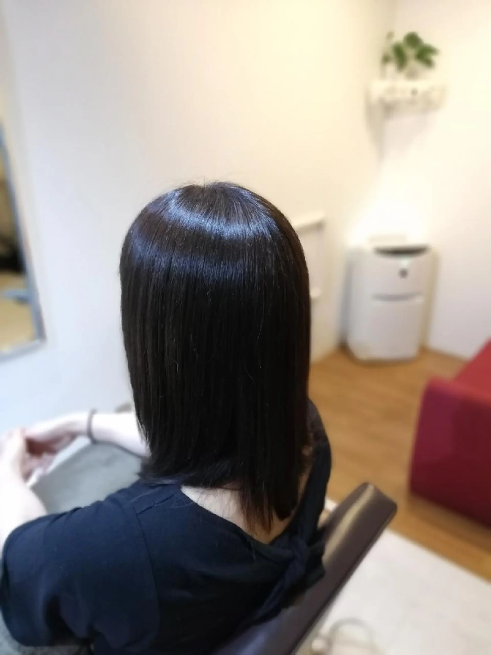 セミロング カラー ヘアカラー トリートメント 北林 弘展のヘアスタイル