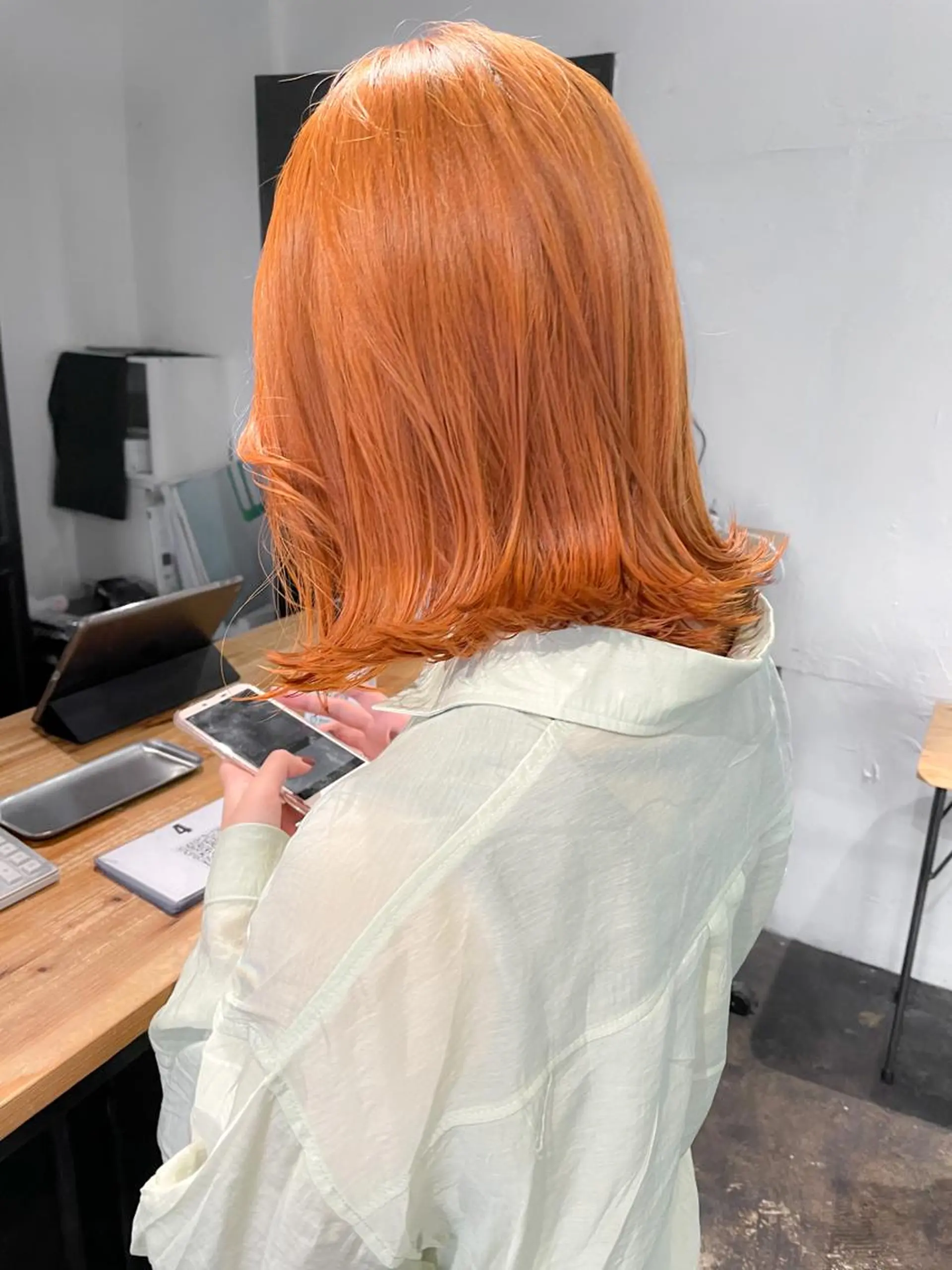 ミディアム カラー メンズパーマ メンズ特化ryoのヘアスタイル