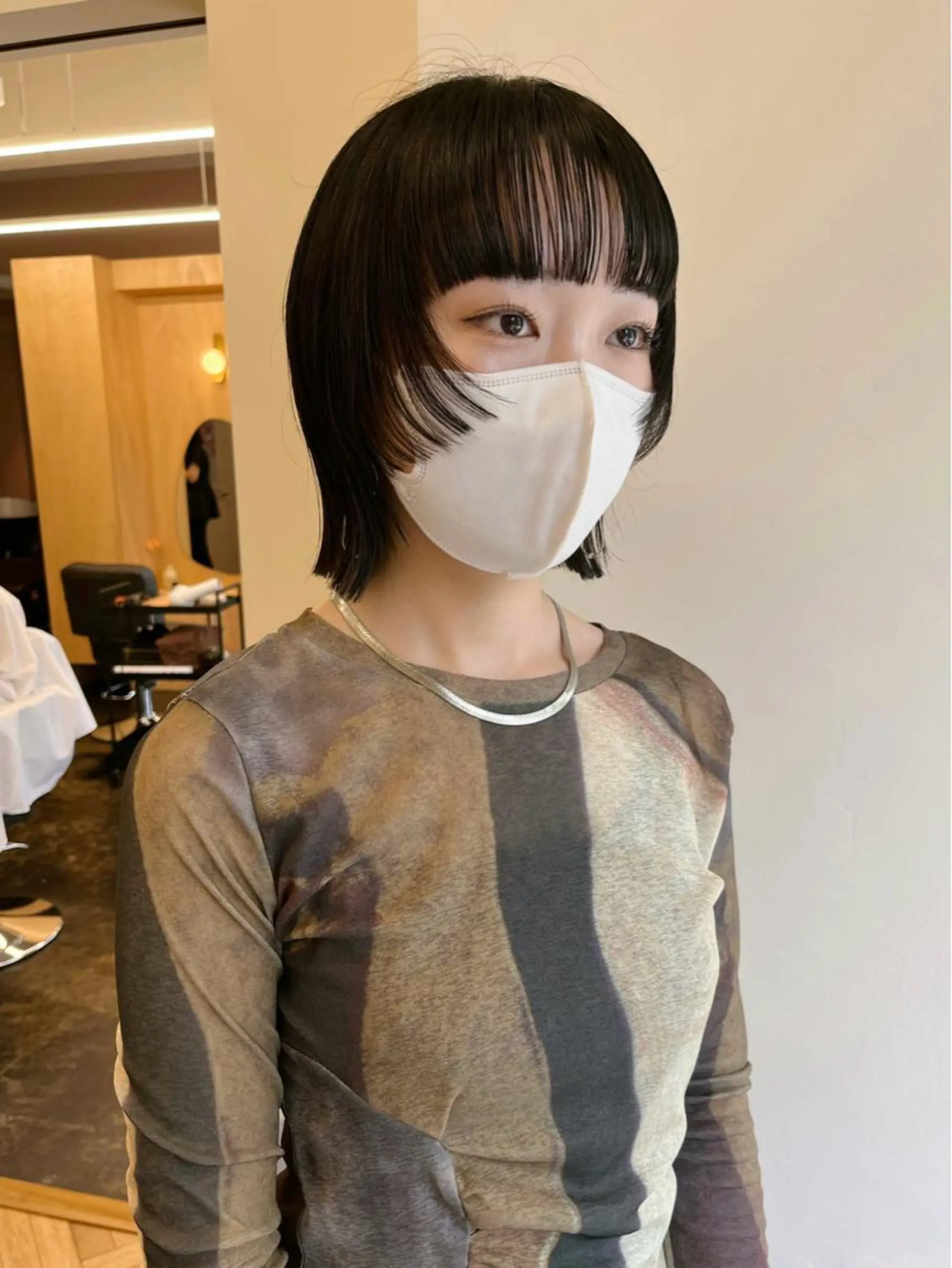 ショート カラー 西山 紗耶香🪽 透明感カラー/ボブのヘアスタイル