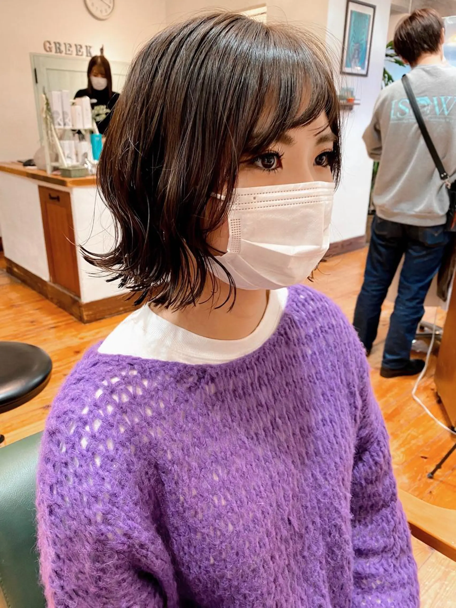 ショート カラー カット特化柏駅 徒歩3分LOUのヘアスタイル