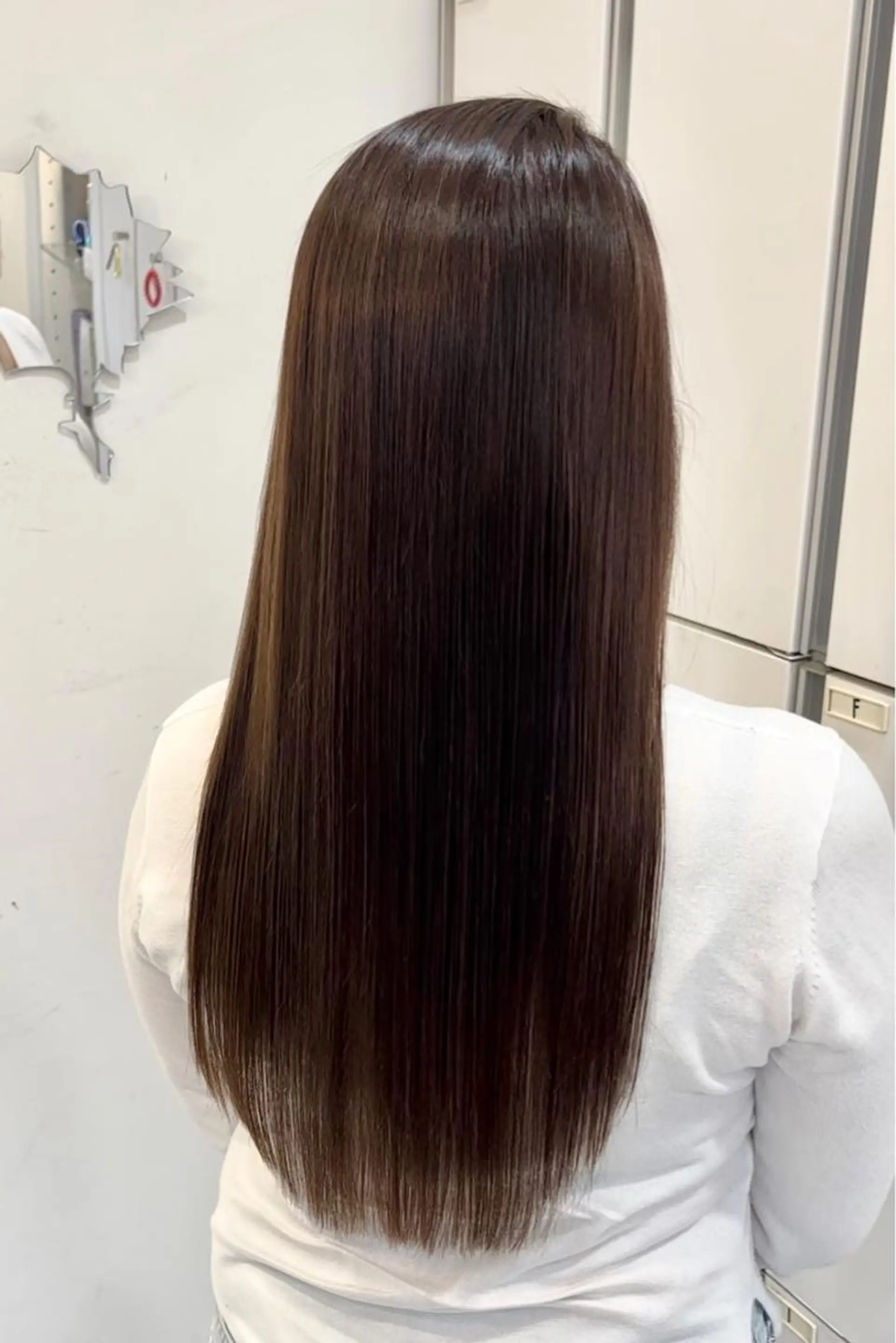 ロング 縮毛矯正/髪質改善 斉藤春のヘアスタイル