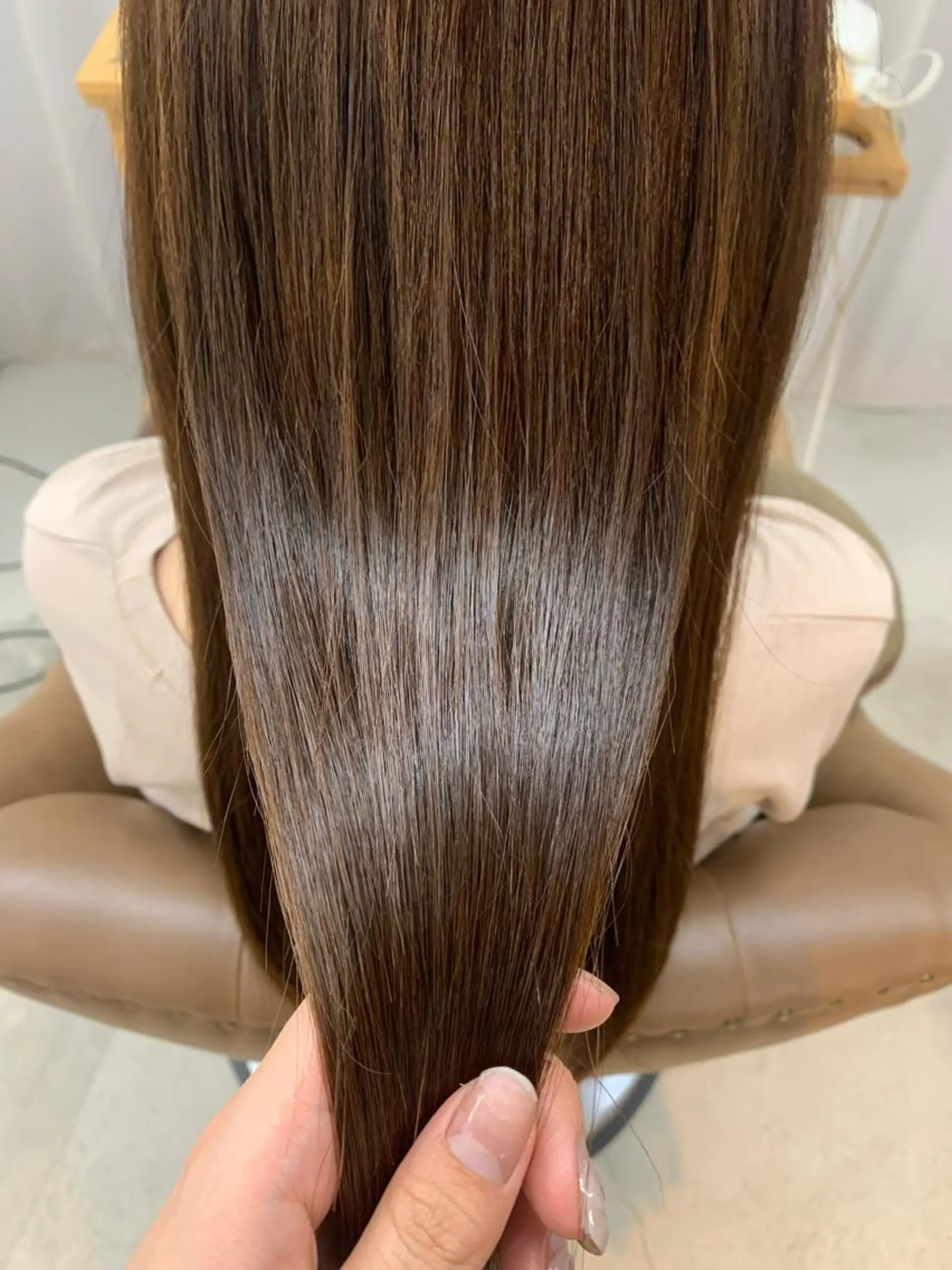 ロング パーマ 縮毛矯正 cirrus🕊 韓国ヘア♡山縣あかりのヘアスタイル